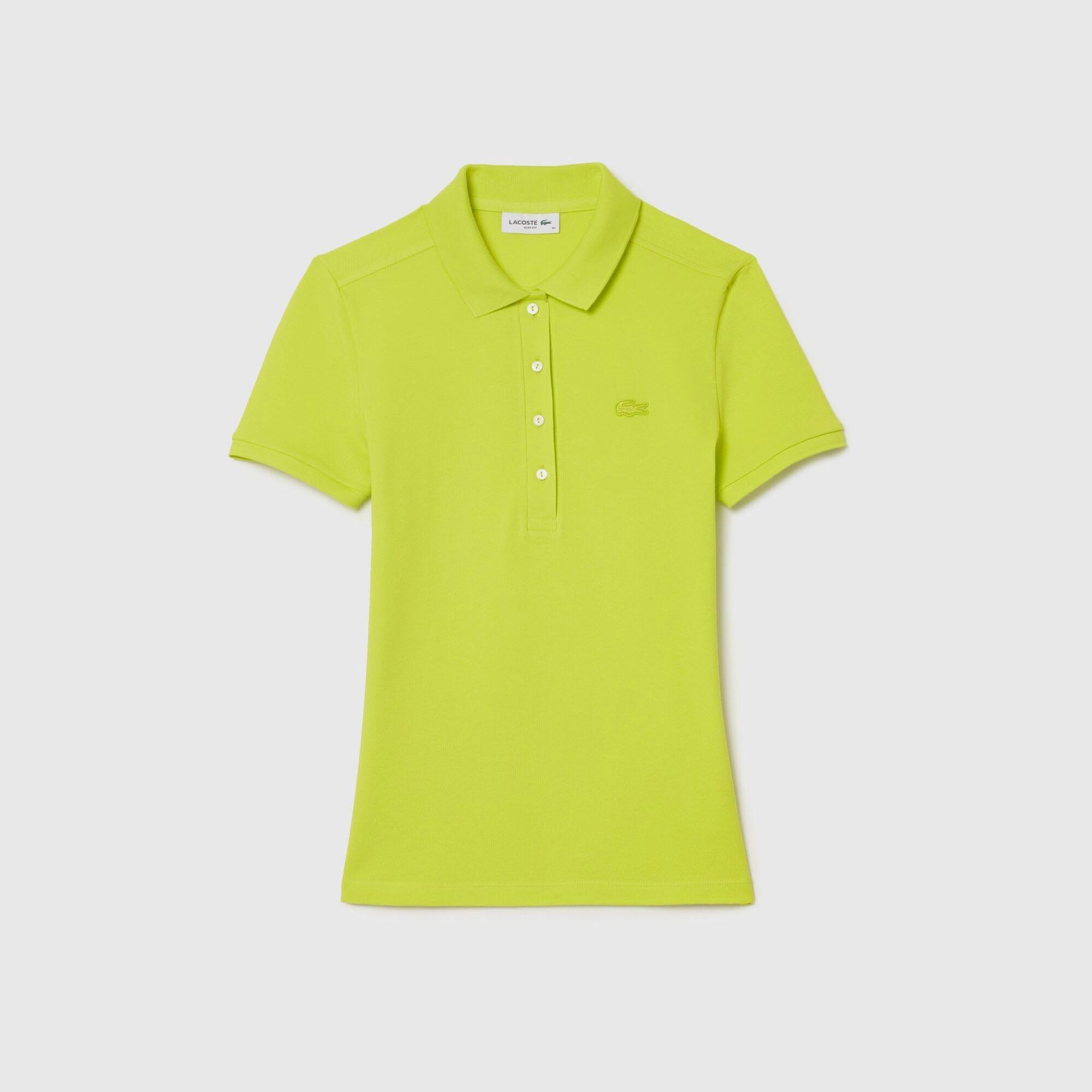 Yellow - Lacoste - L.12.D Slim-Fit Polo Shirt - 1