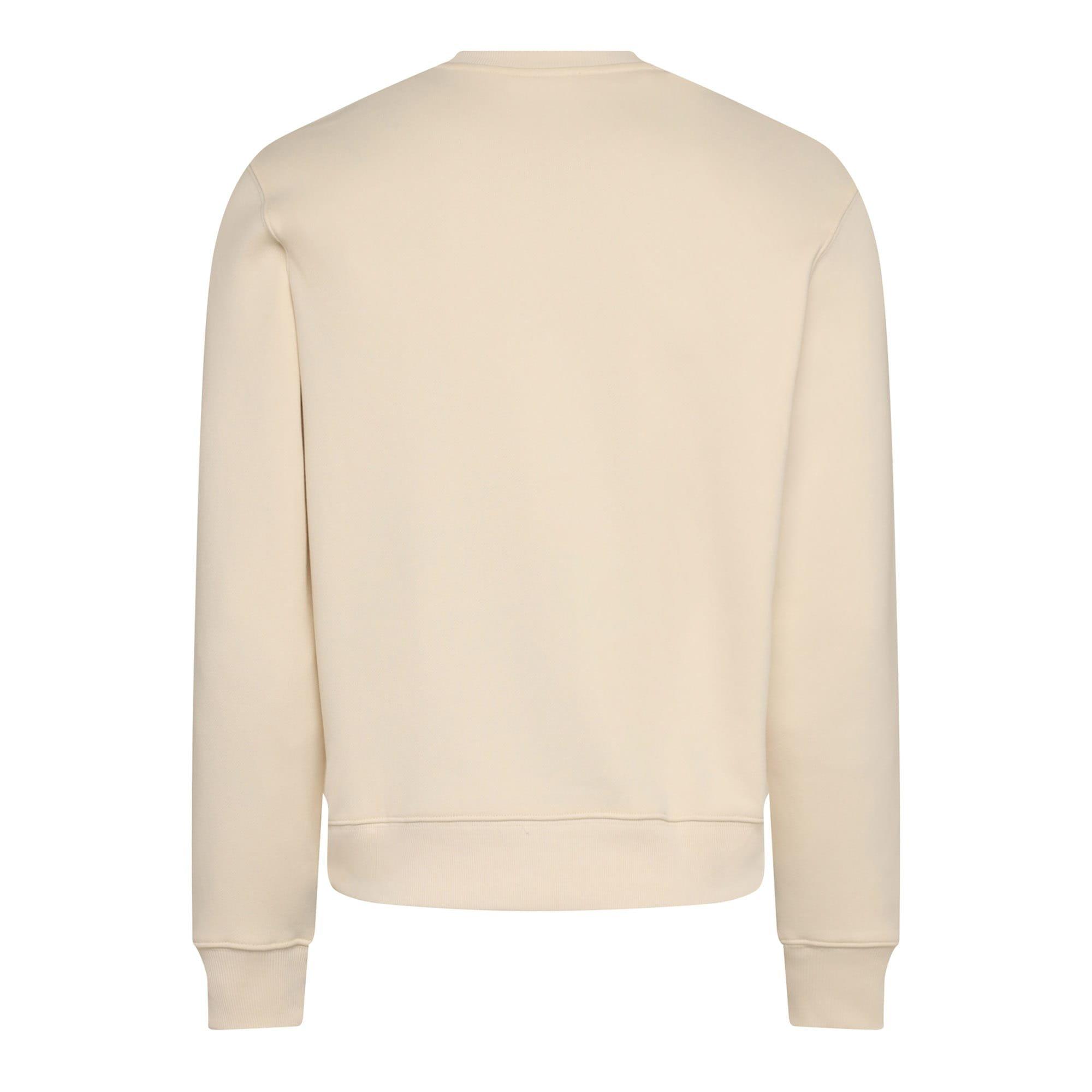 Cream - Lacoste - Embroidered Crewneck Sweatshirt - 2