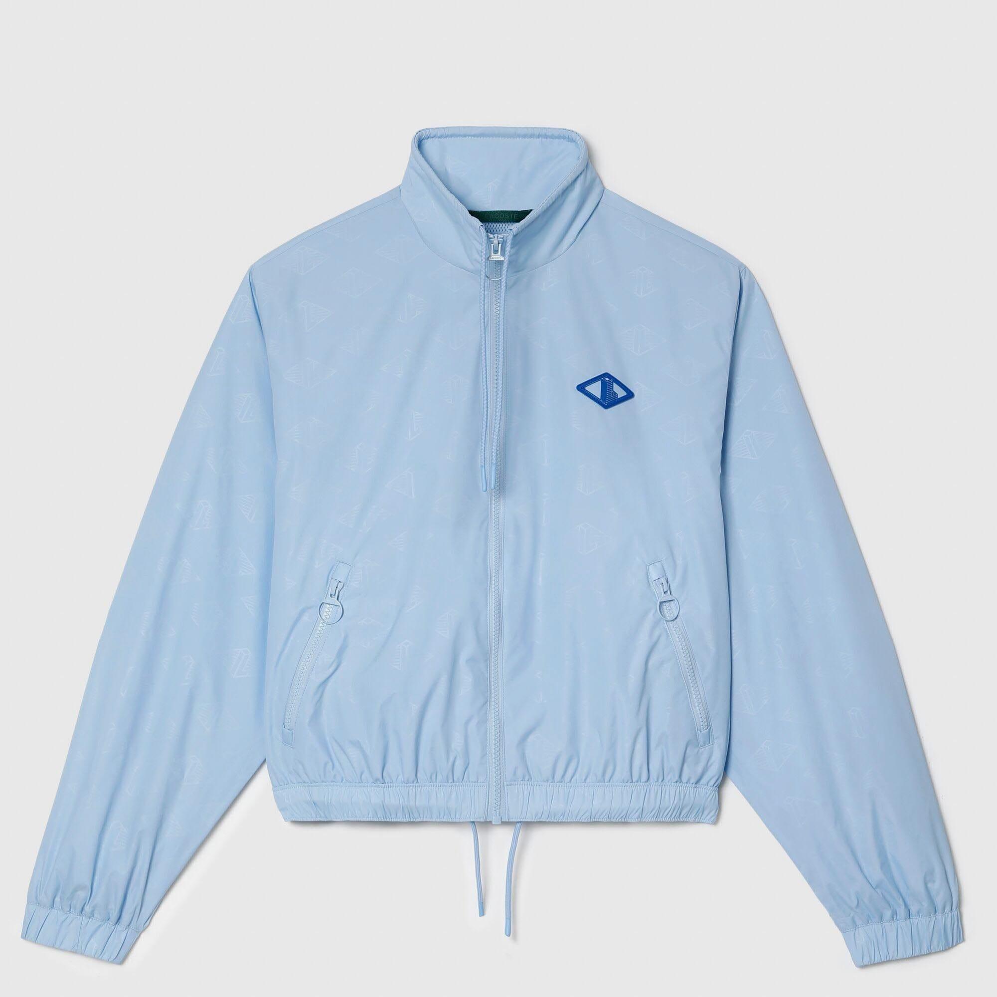 Blue - Lacoste - Monogram Print Track Jacket - 1