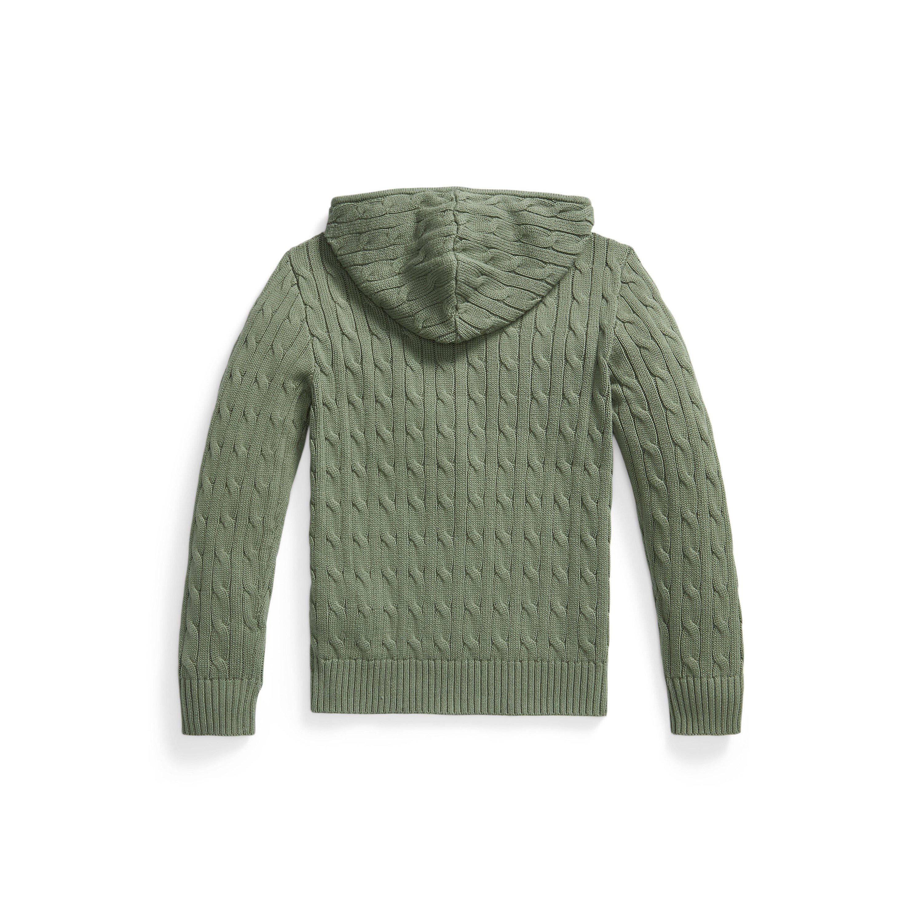 Cargo Green - Polo Ralph Lauren - Kids' Zip Knitted Hoodie - 2