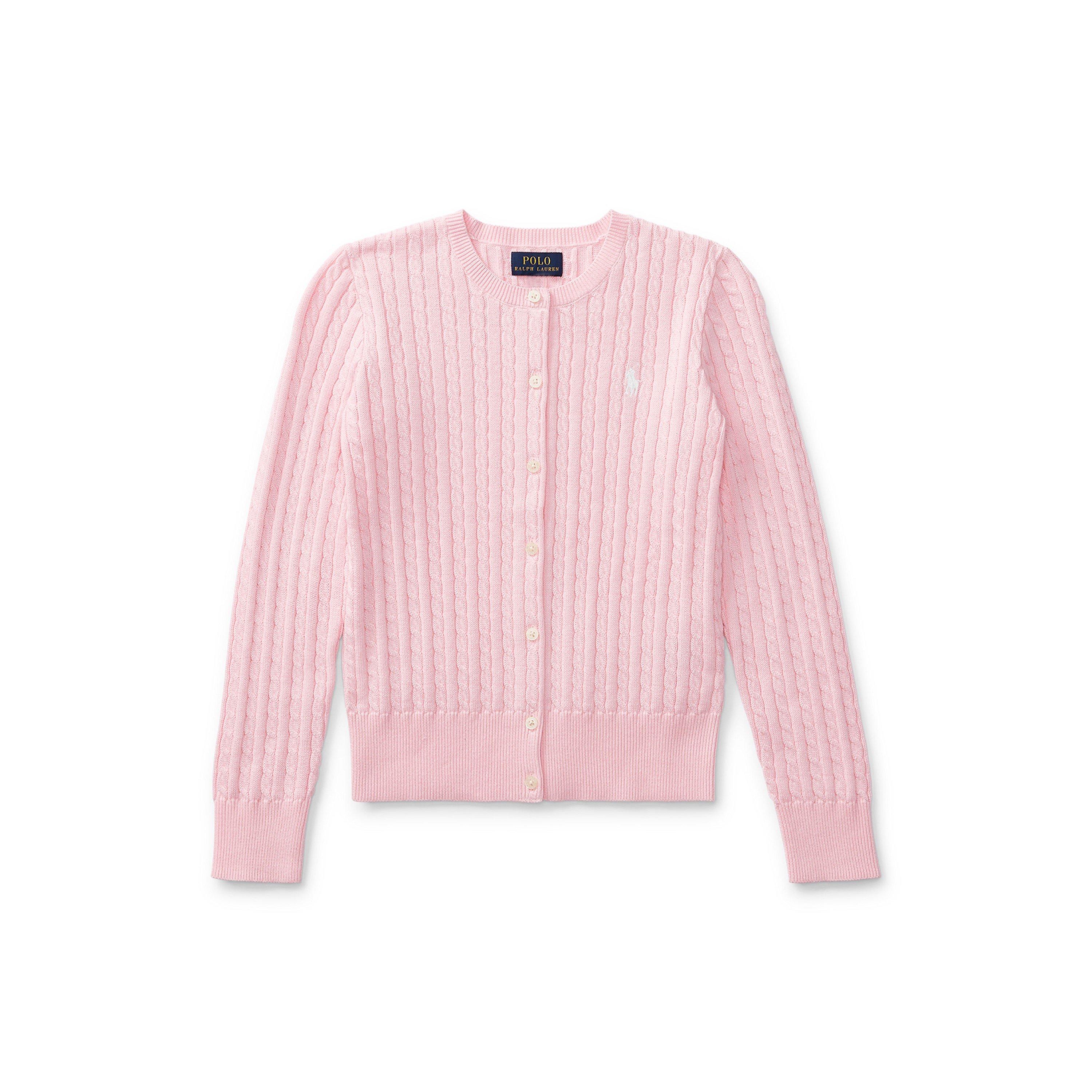 Hint Of Pink - Polo Ralph Lauren - Kids' Cable Cardigan - 1