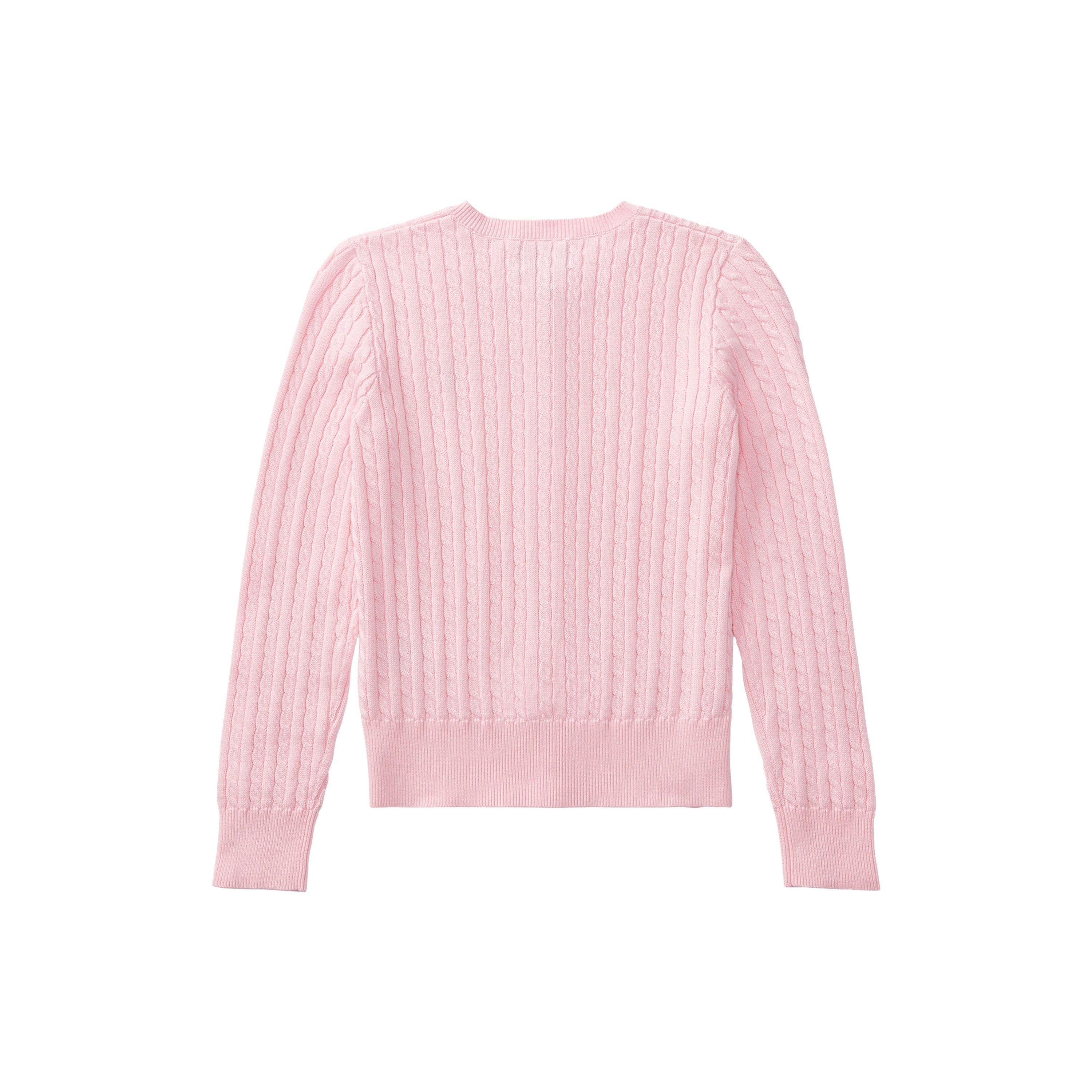 Hint Of Pink - Polo Ralph Lauren - Kids' Cable Cardigan - 2