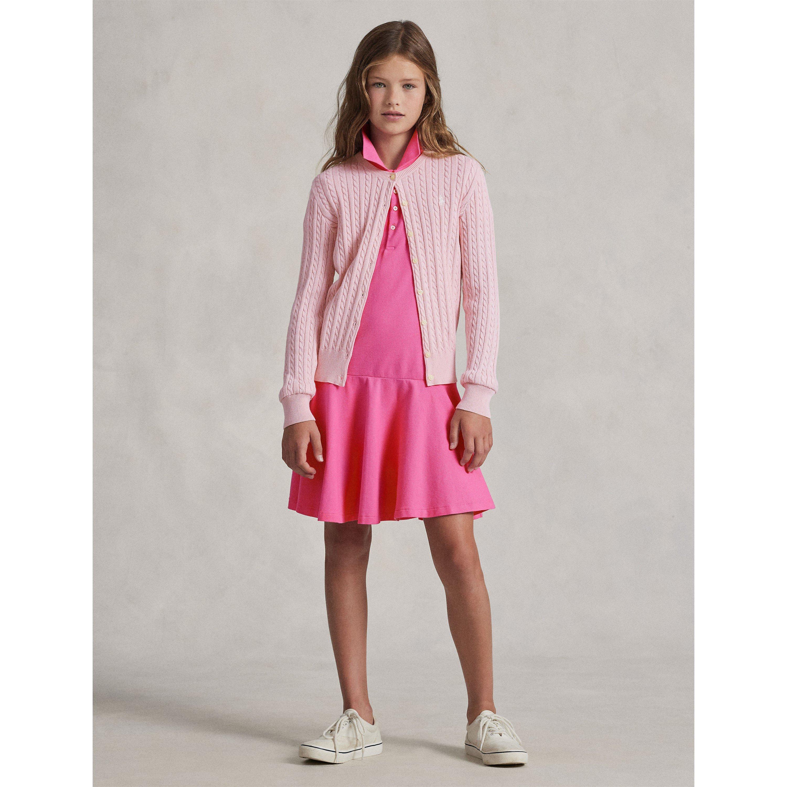 Hint Of Pink - Polo Ralph Lauren - Kids' Cable Cardigan - 5
