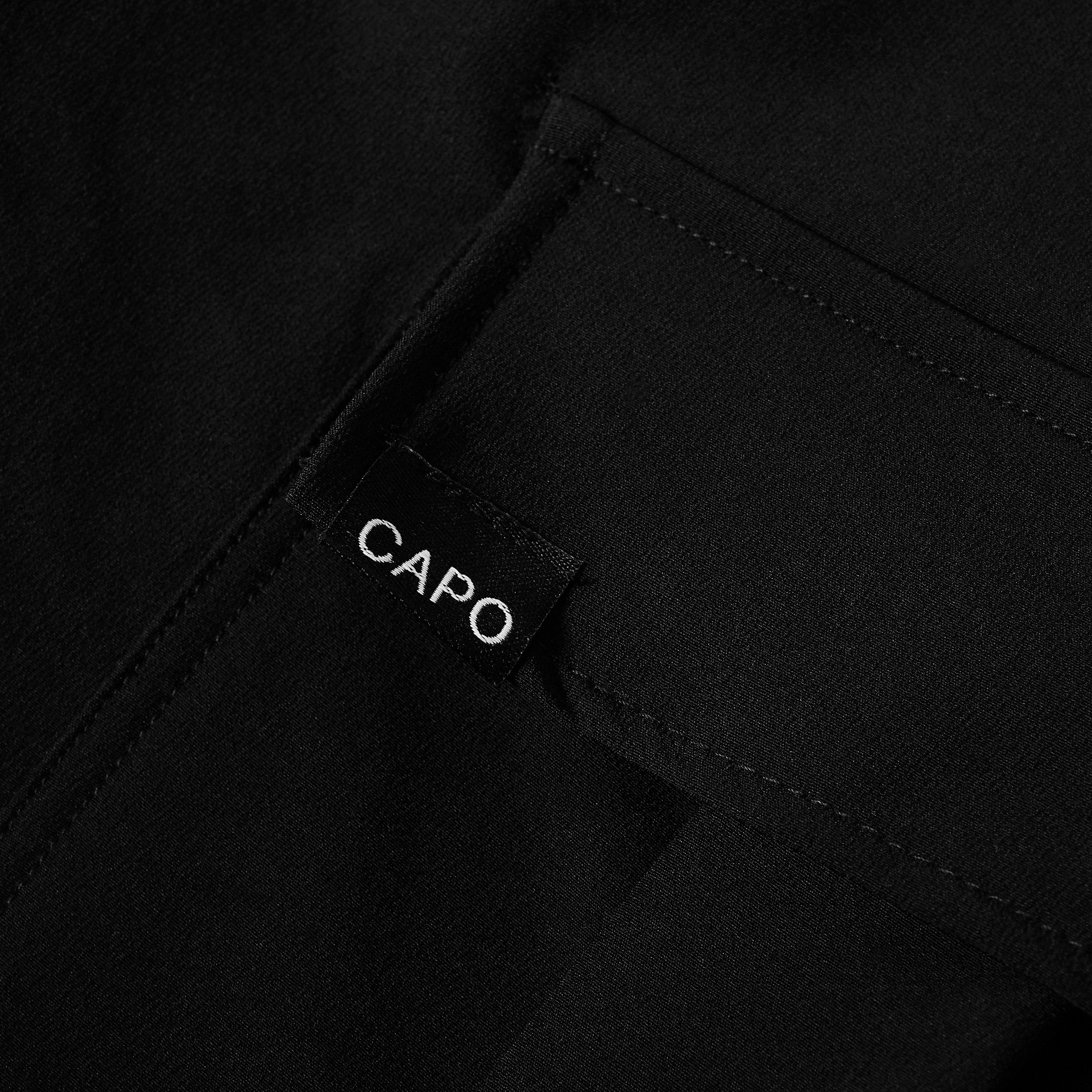 Black - CAPO - Men's Utility Cargo Shorts - 5