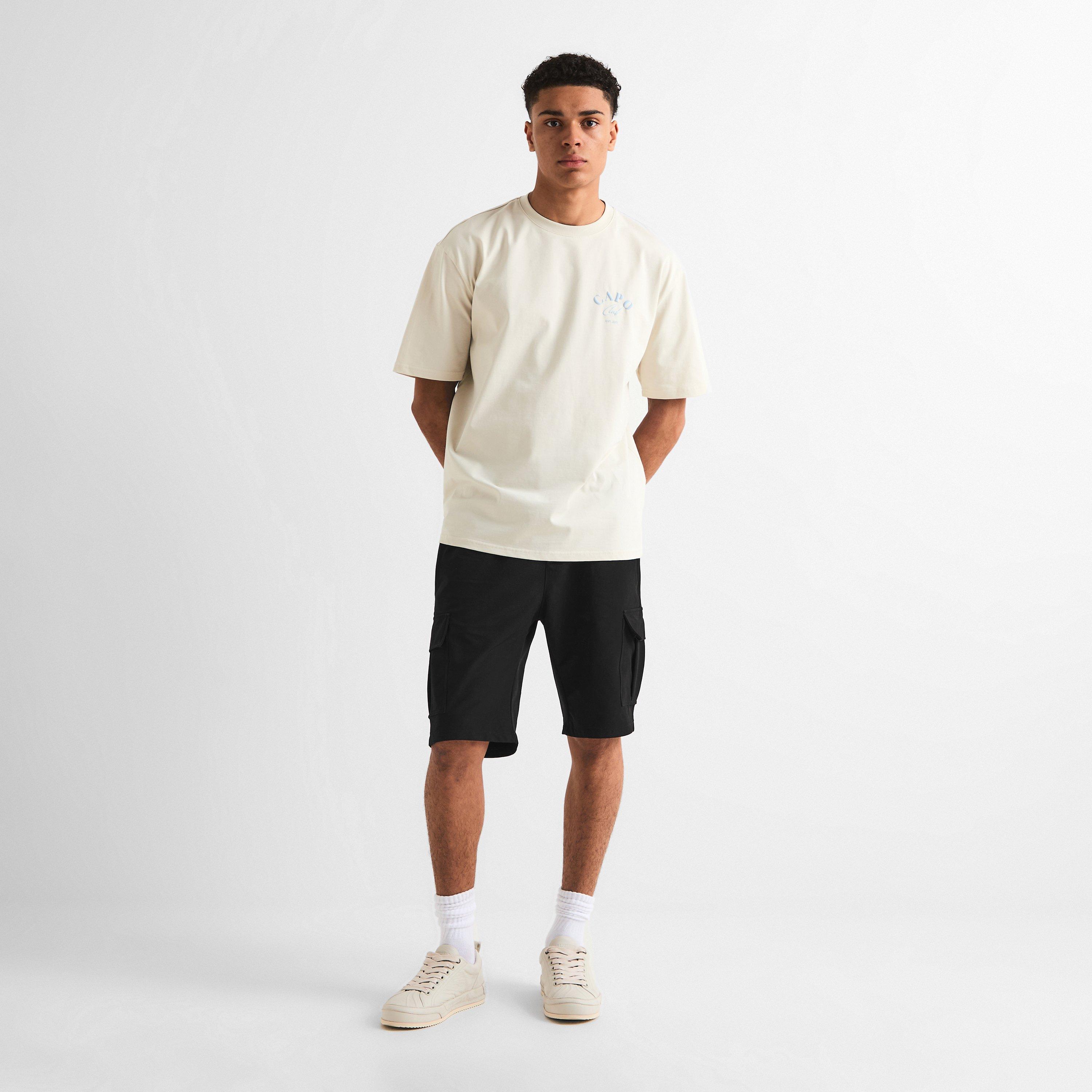 Black - CAPO - Men's Utility Cargo Shorts - 6