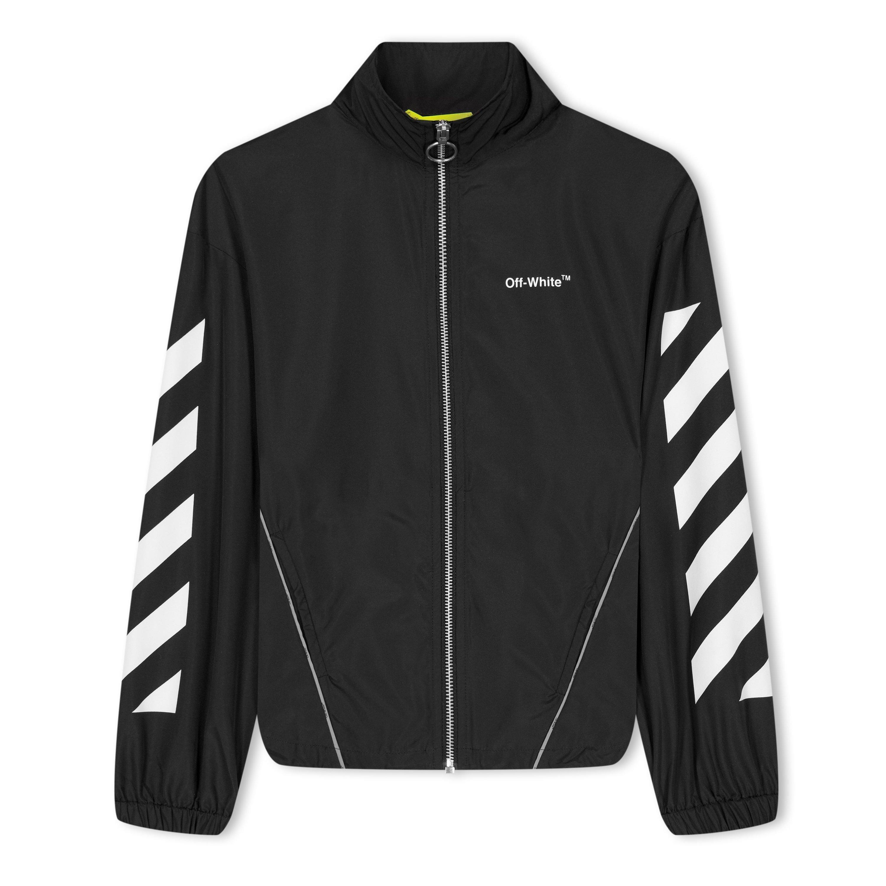 Black-White - Off White - Helvetica Diagonal Track Top - 1