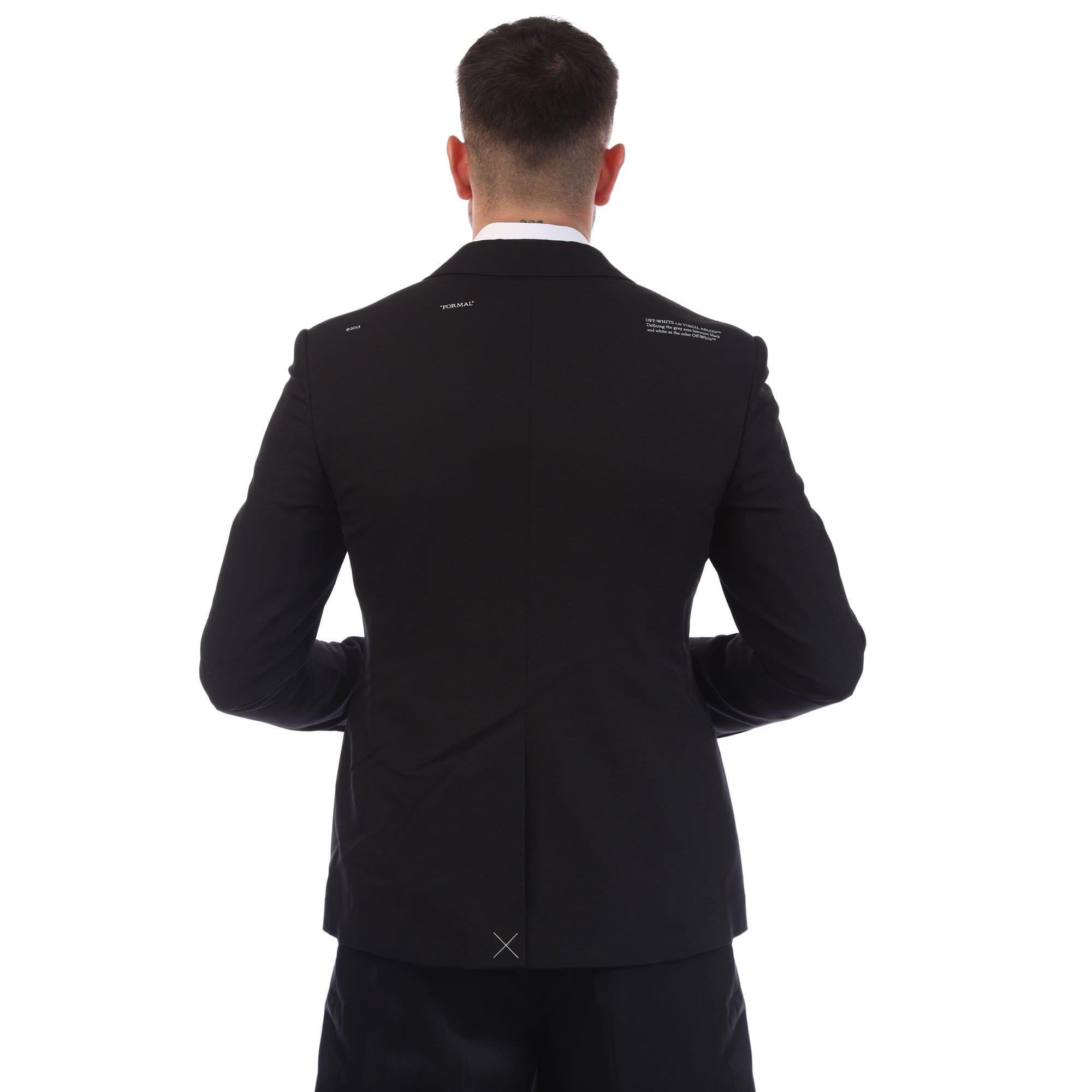 Black-White - Off White - Corp Slim Jacket - 2