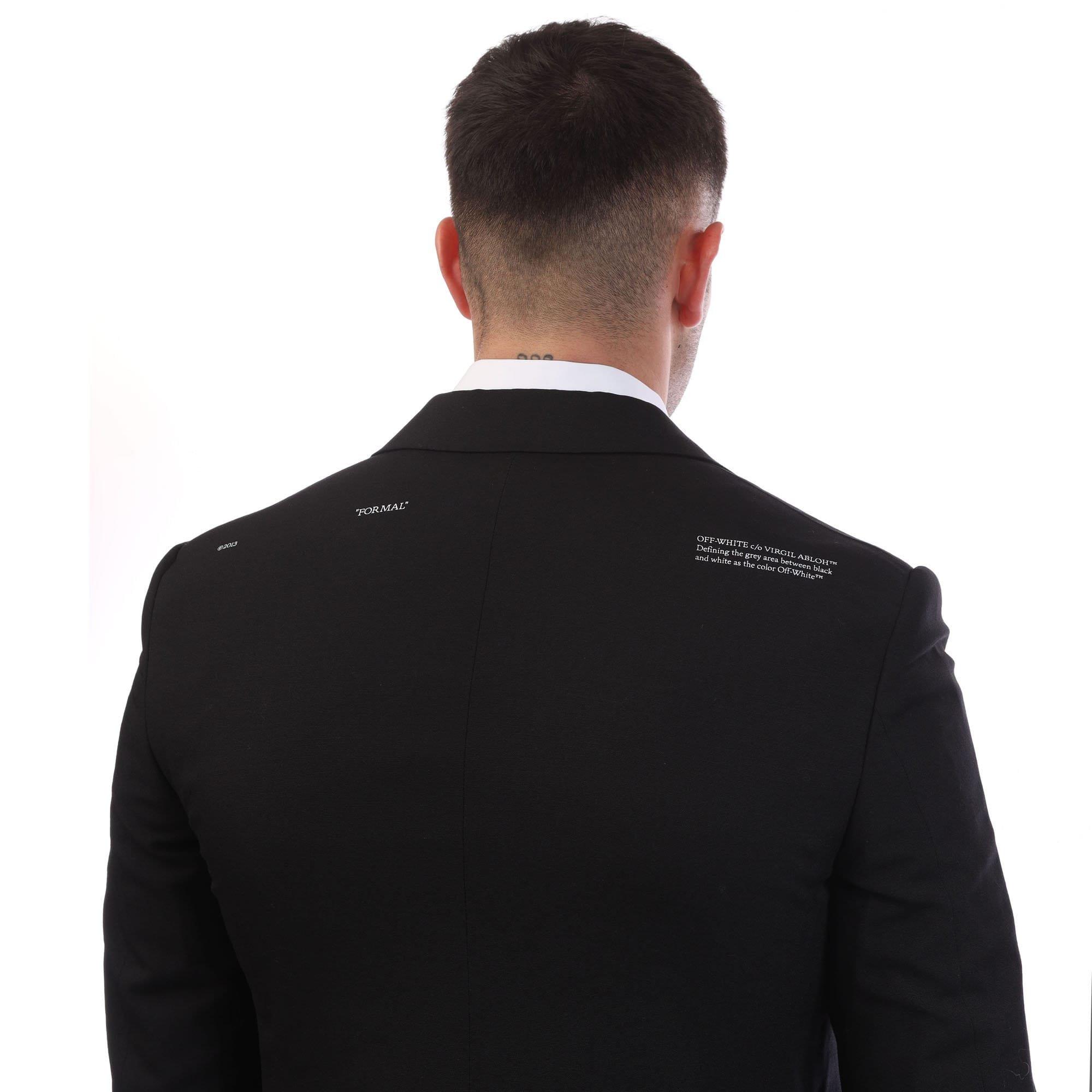 Black-White - Off White - Corp Slim Jacket - 3