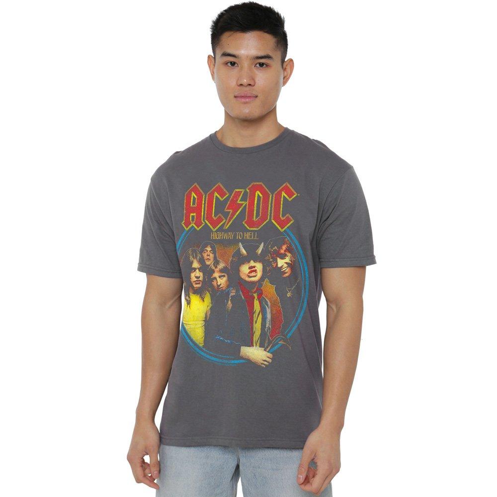 Charcoal - ACDC - AC DC Highway To Hell T-Shirt Charcoal - 1