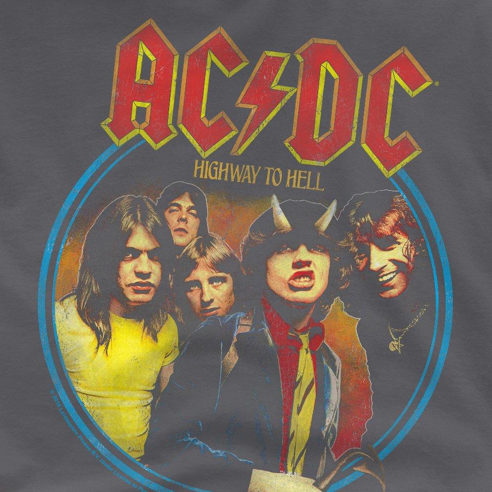 Charcoal - ACDC - AC DC Highway To Hell T-Shirt Charcoal - 2