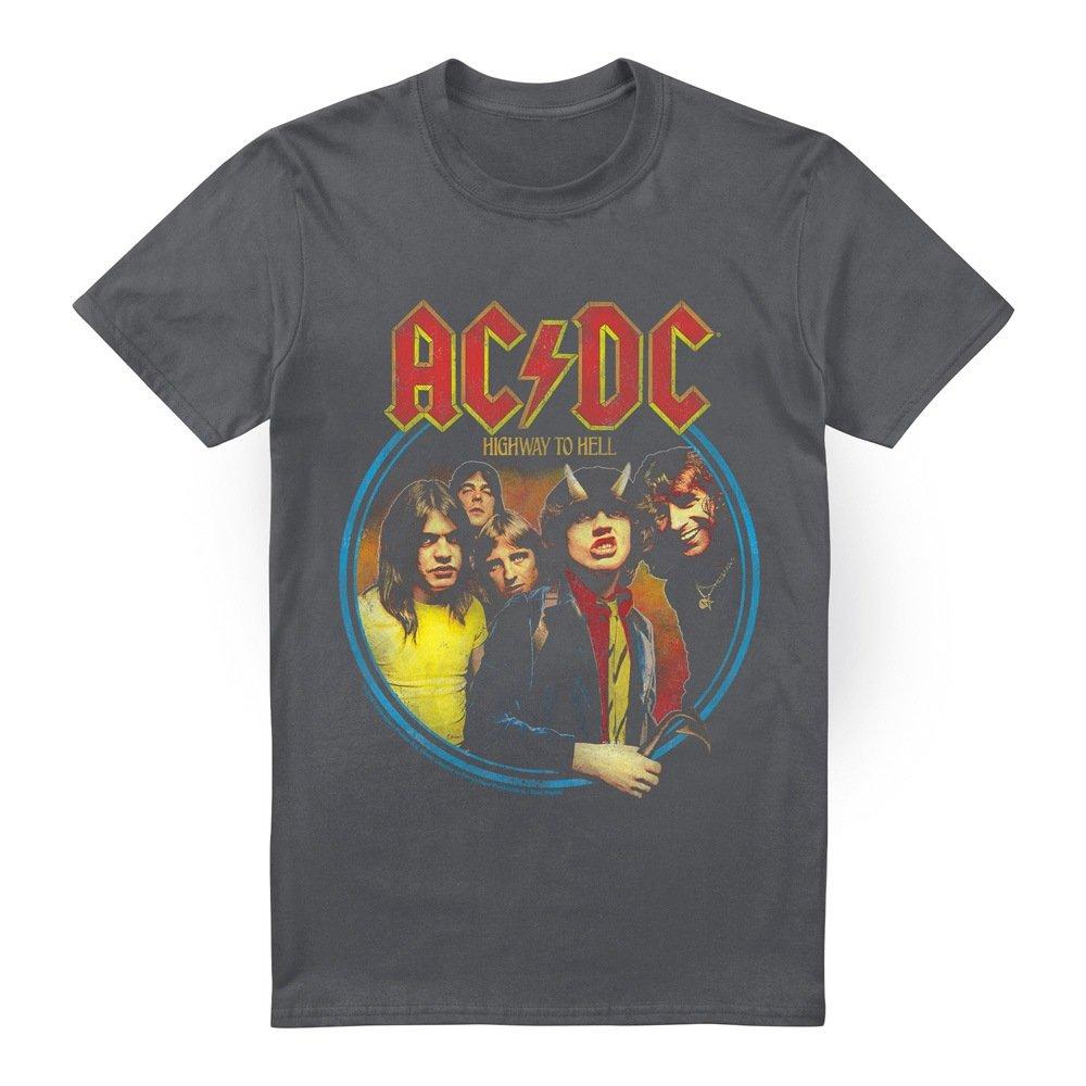 Charcoal - ACDC - AC DC Highway To Hell T-Shirt Charcoal - 4