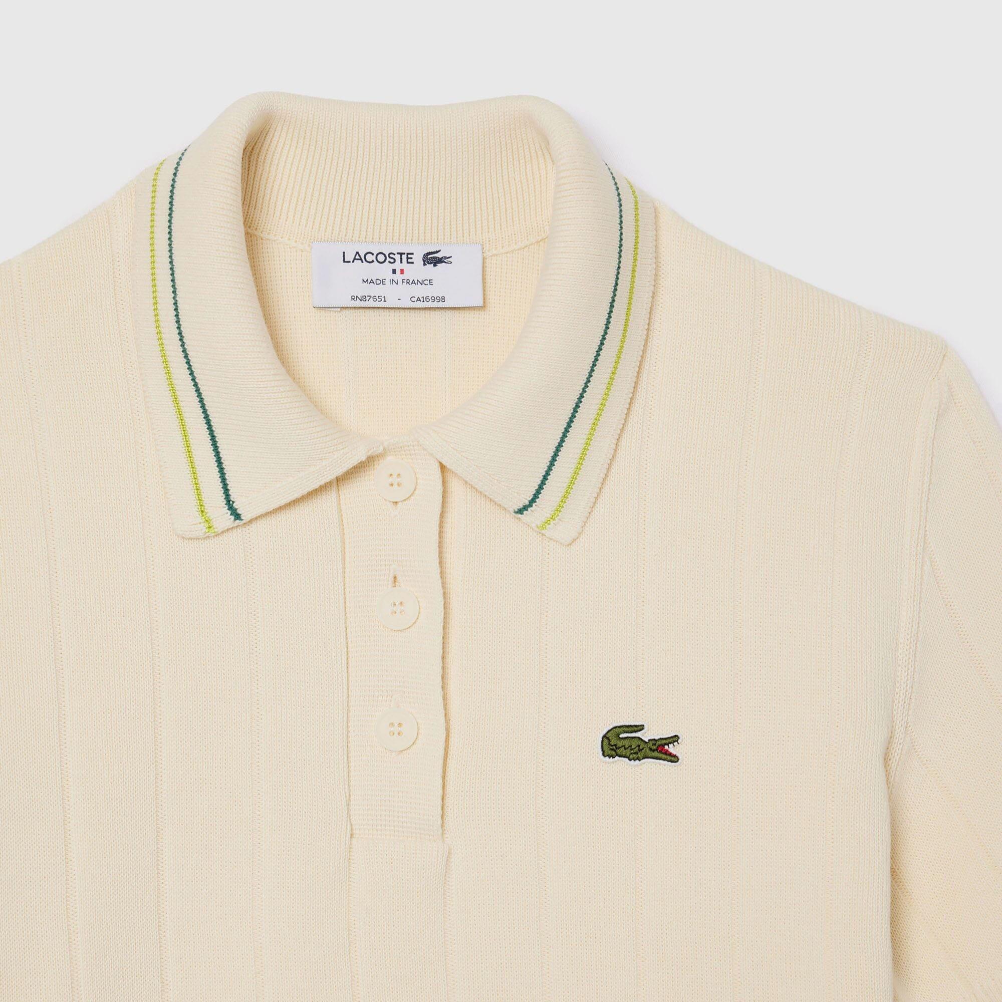 Cream - Lacoste - Ribbed Polo Shirt - 2