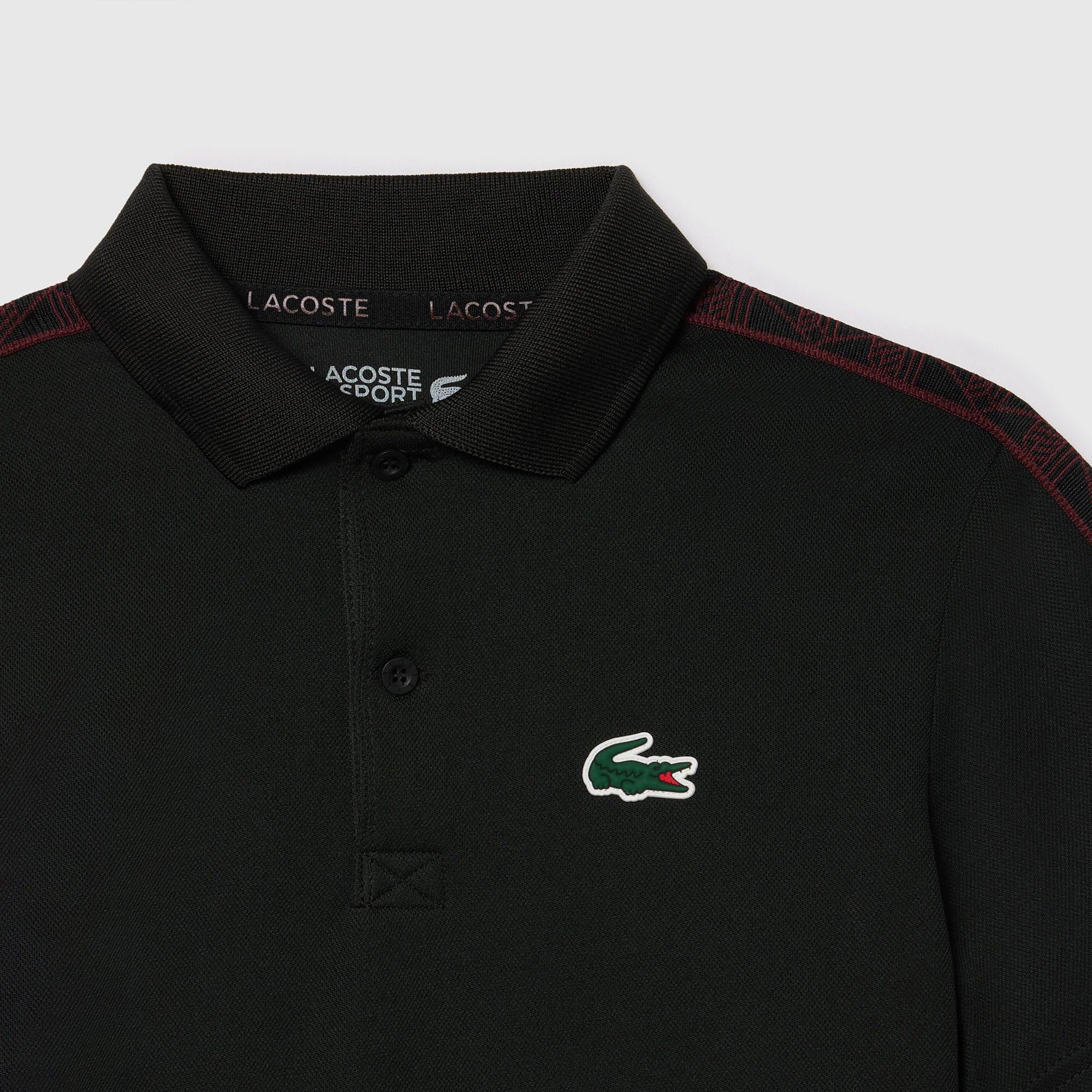 Black - Lacoste - Ultra Dry Tennis Polo Shirt - 3