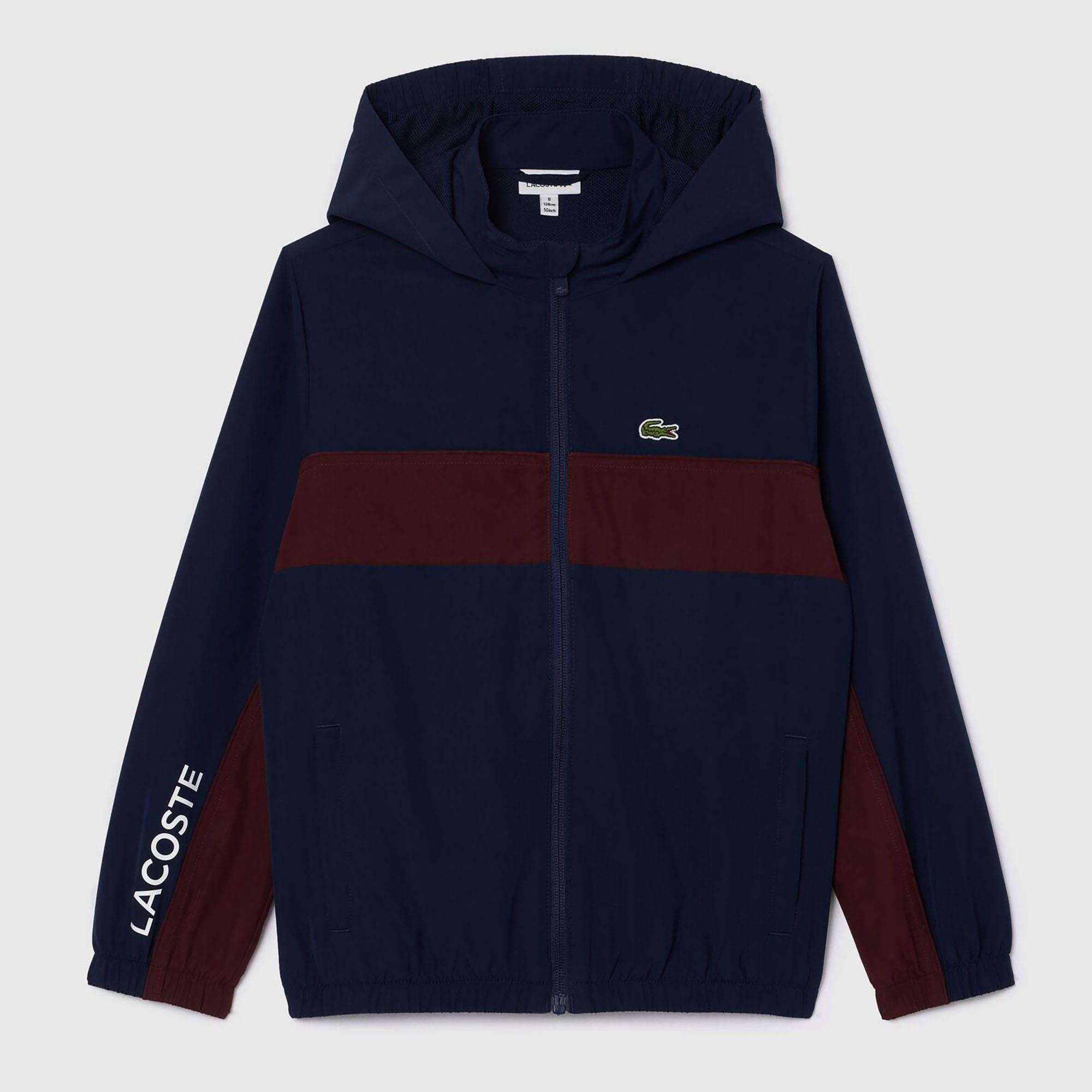 Navy - Lacoste - Hooded Jacket - 1