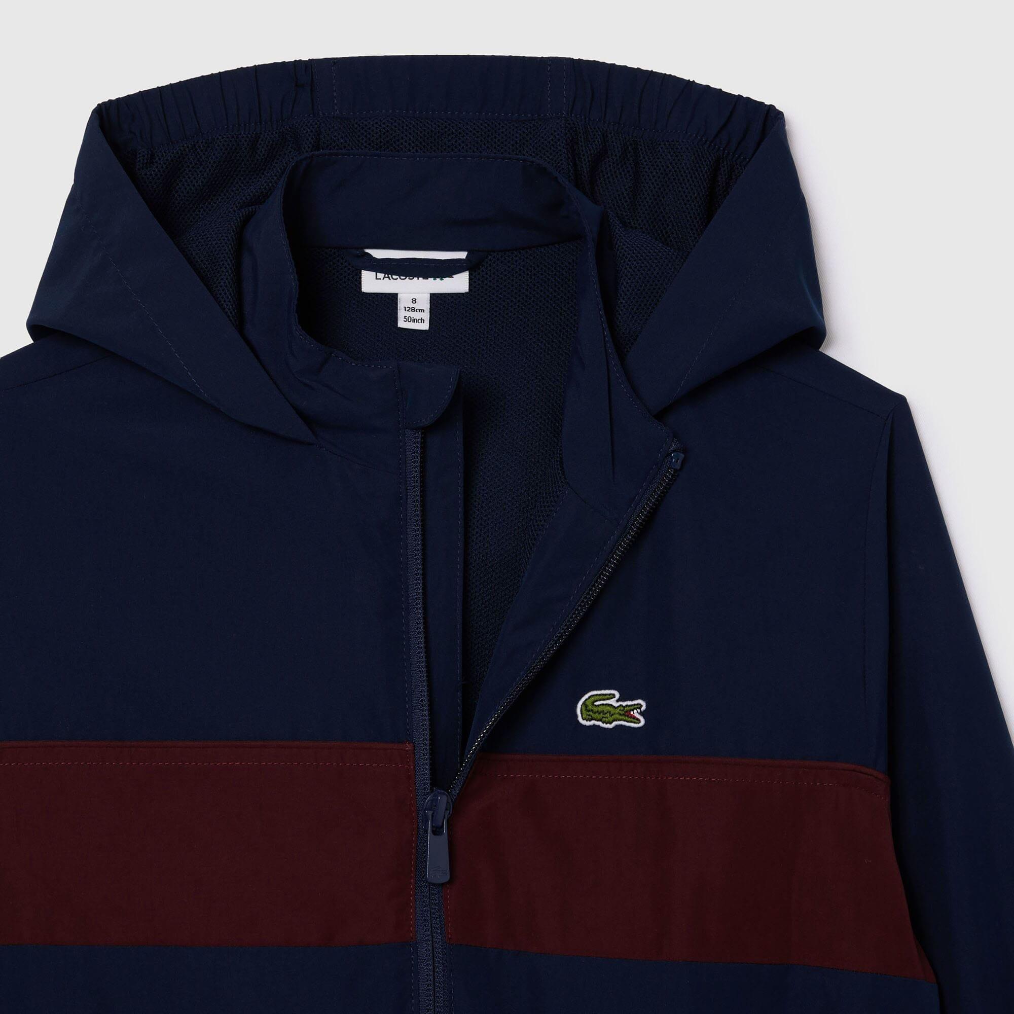 Navy - Lacoste - Hooded Jacket - 4