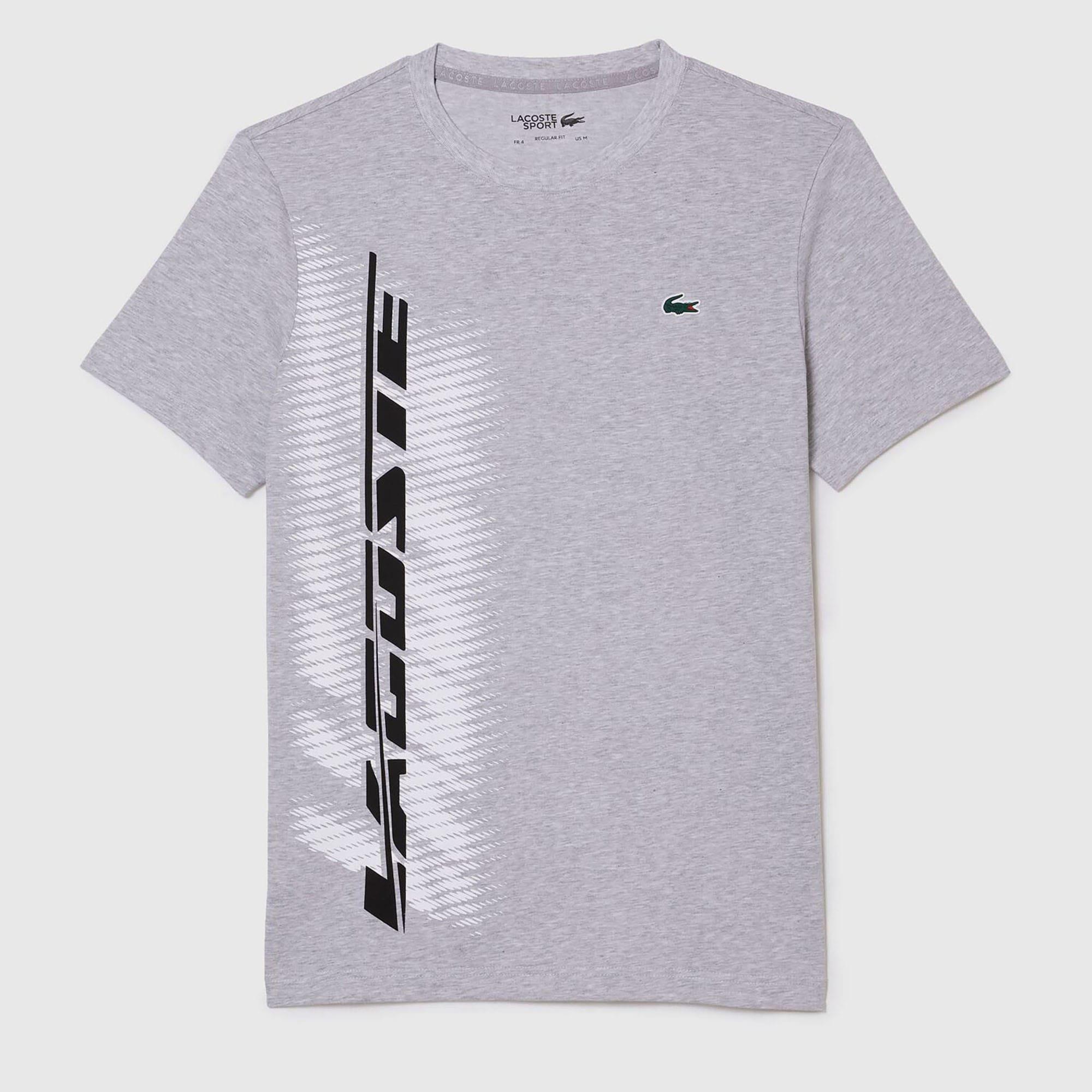 Grey - Lacoste - Regular-Fit T-Shirt - 1