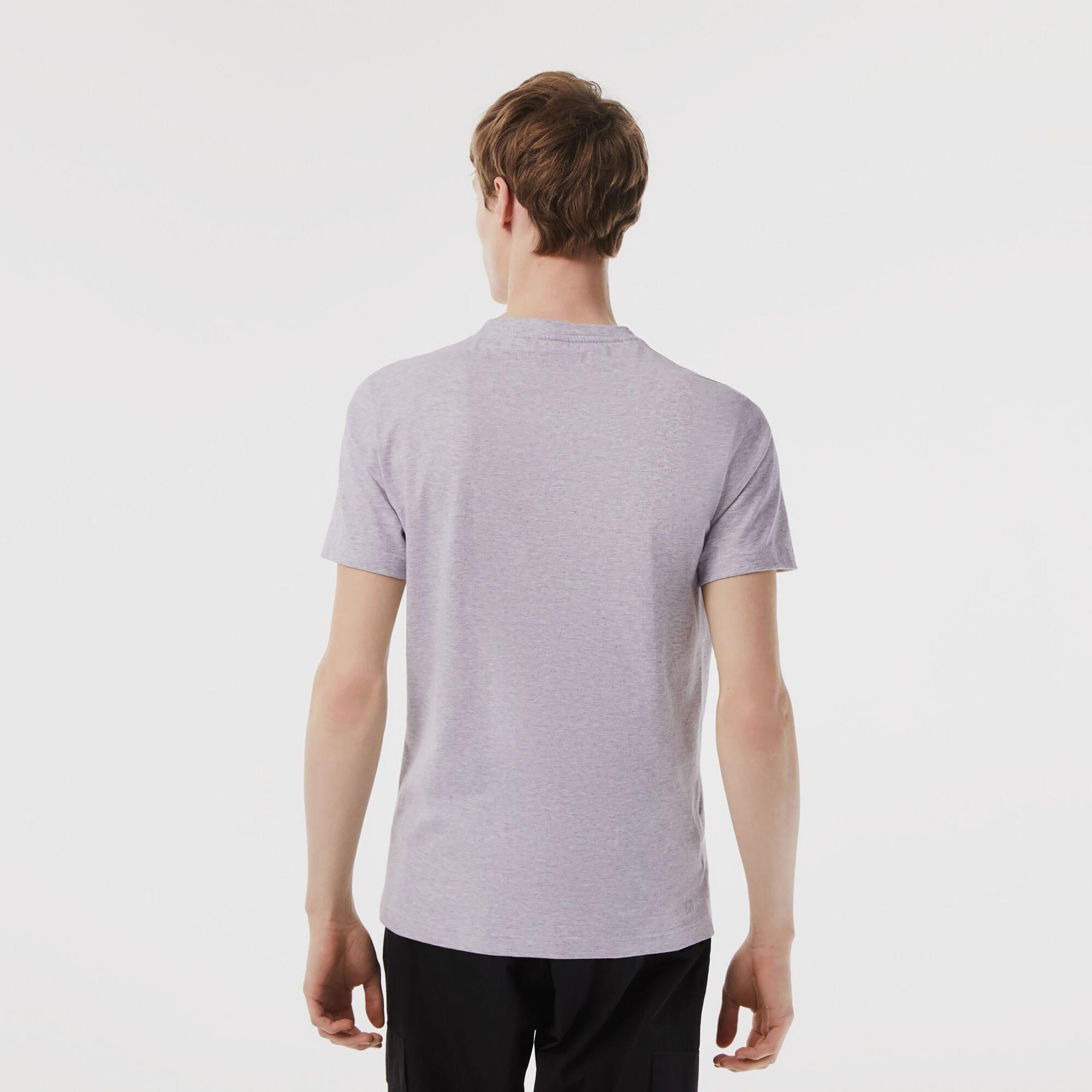 Grey - Lacoste - Regular-Fit T-Shirt - 3