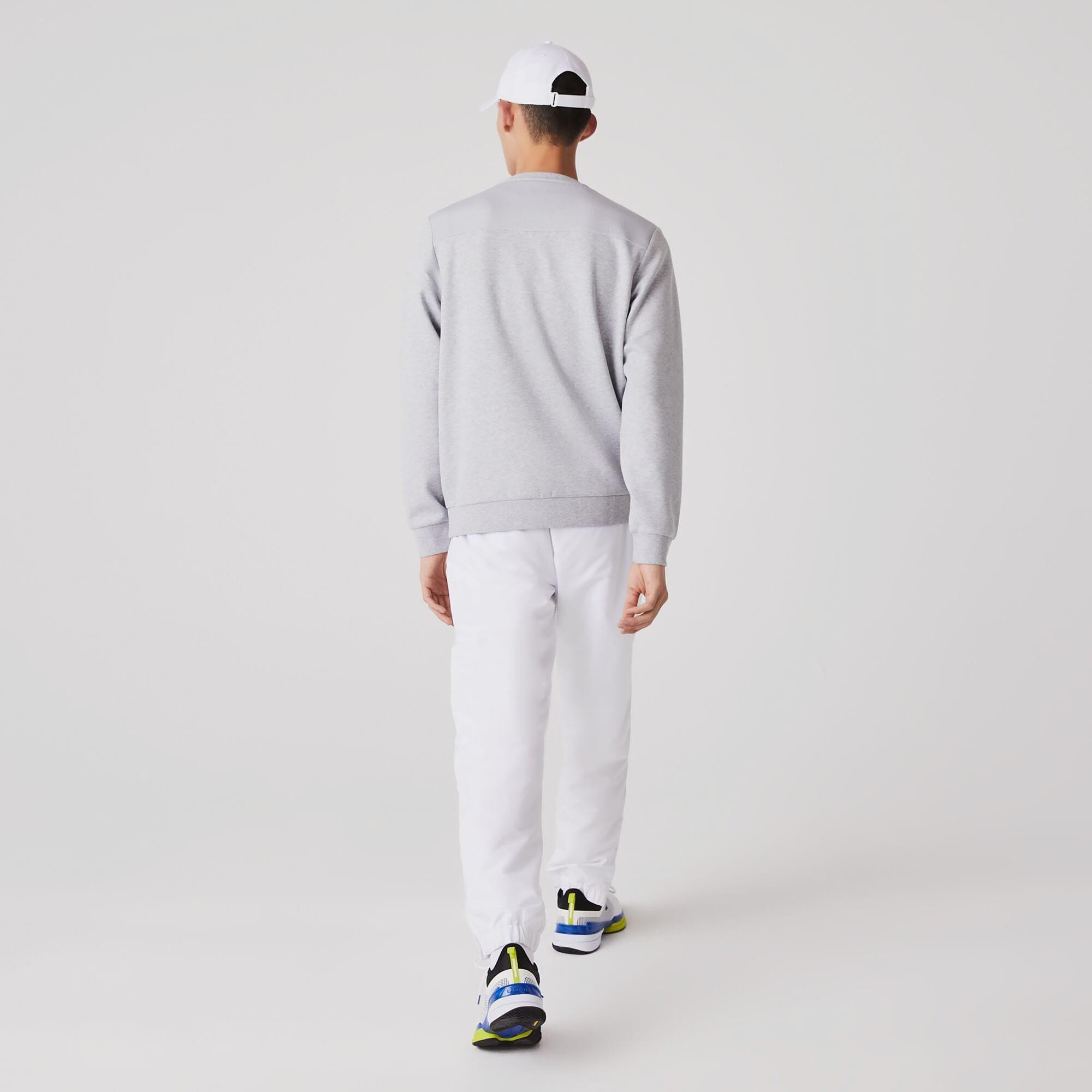 Grey - Lacoste - Crewneck Sweatshirt - 3