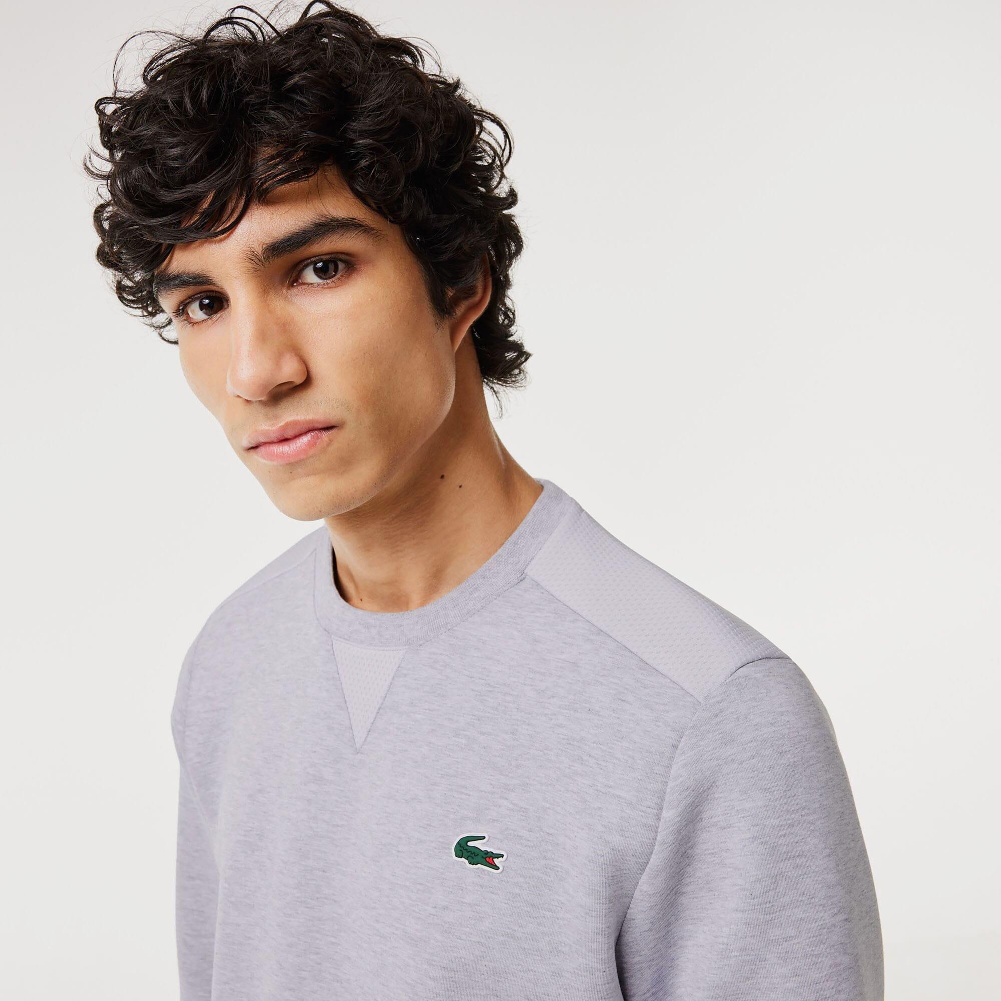 Grey - Lacoste - Crewneck Sweatshirt - 6