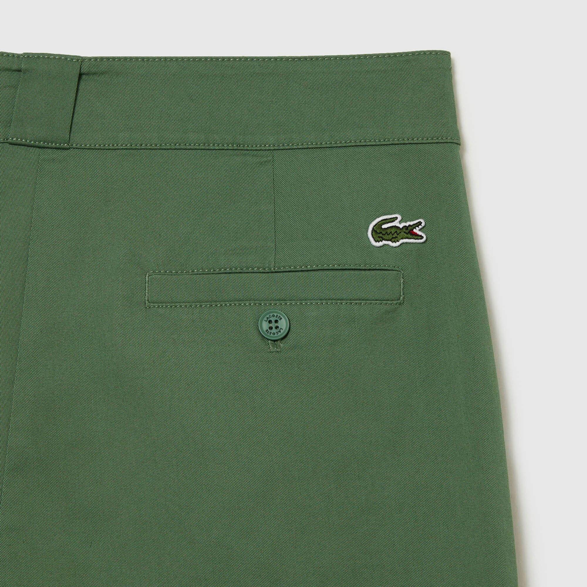 Green - Lacoste - Stretch Gabardine Pants - 3