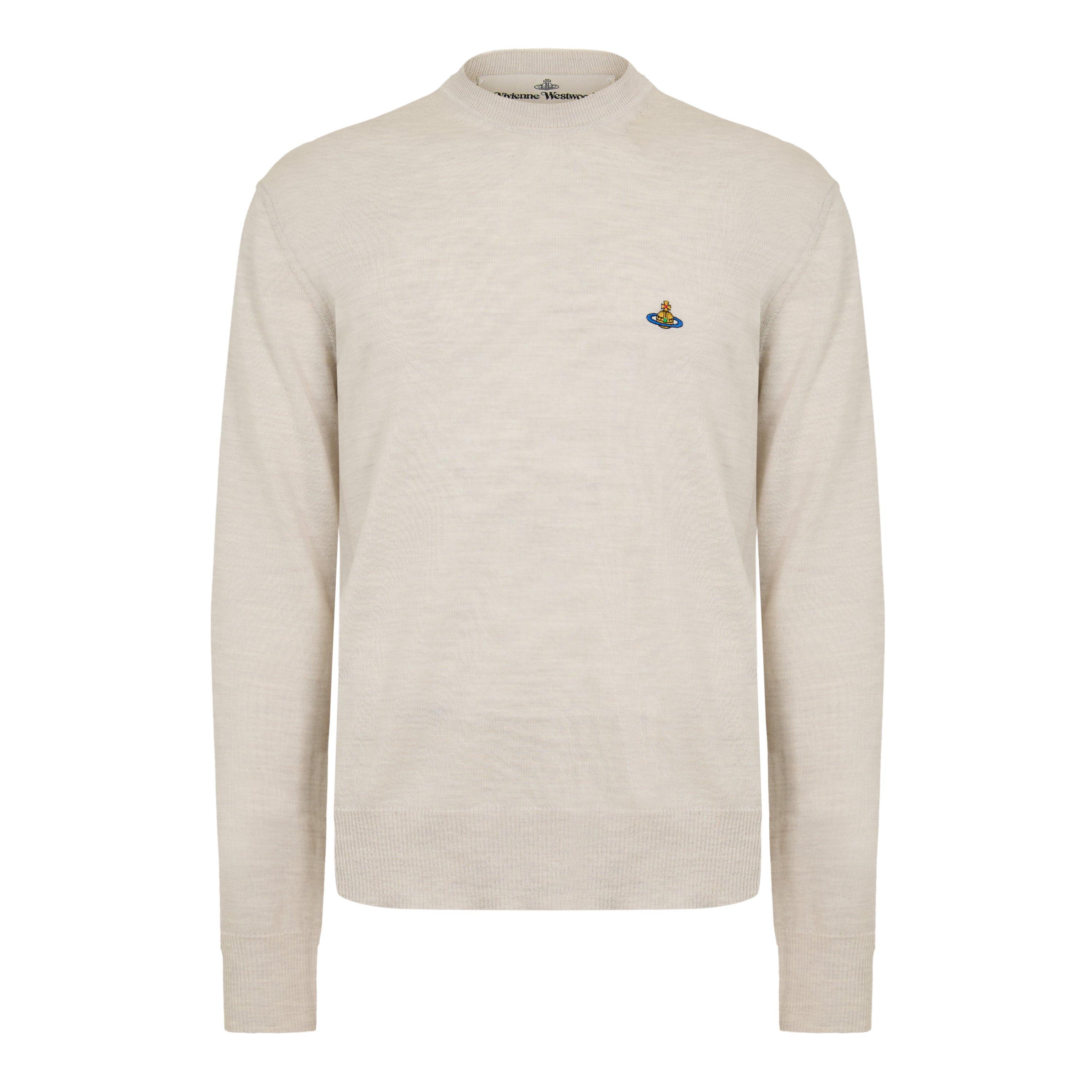 Vivienne Westwood Men's Alex Crew Neck Jumper - Grey - M