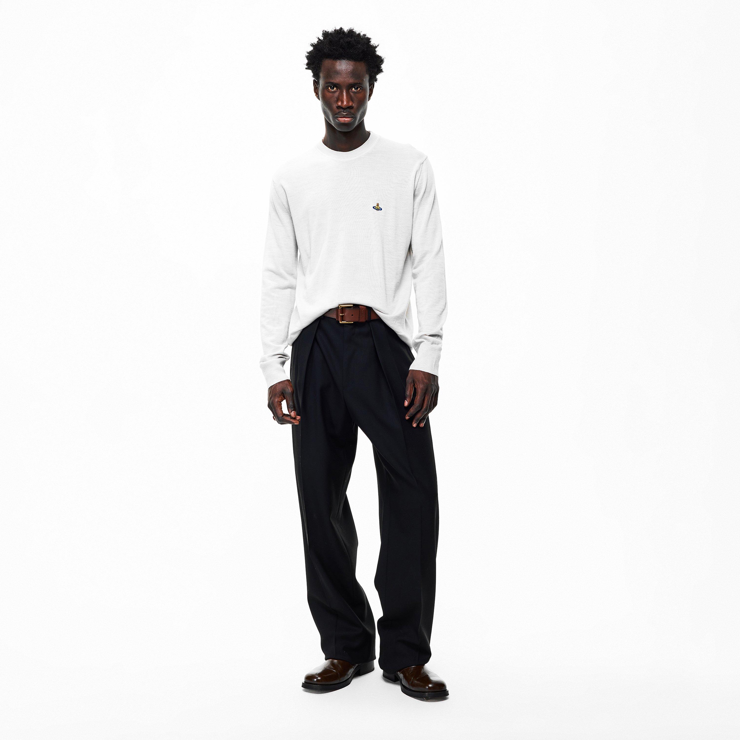 Grey - Vivienne Westwood - Men's Alex Crew Neck Jumper - 6