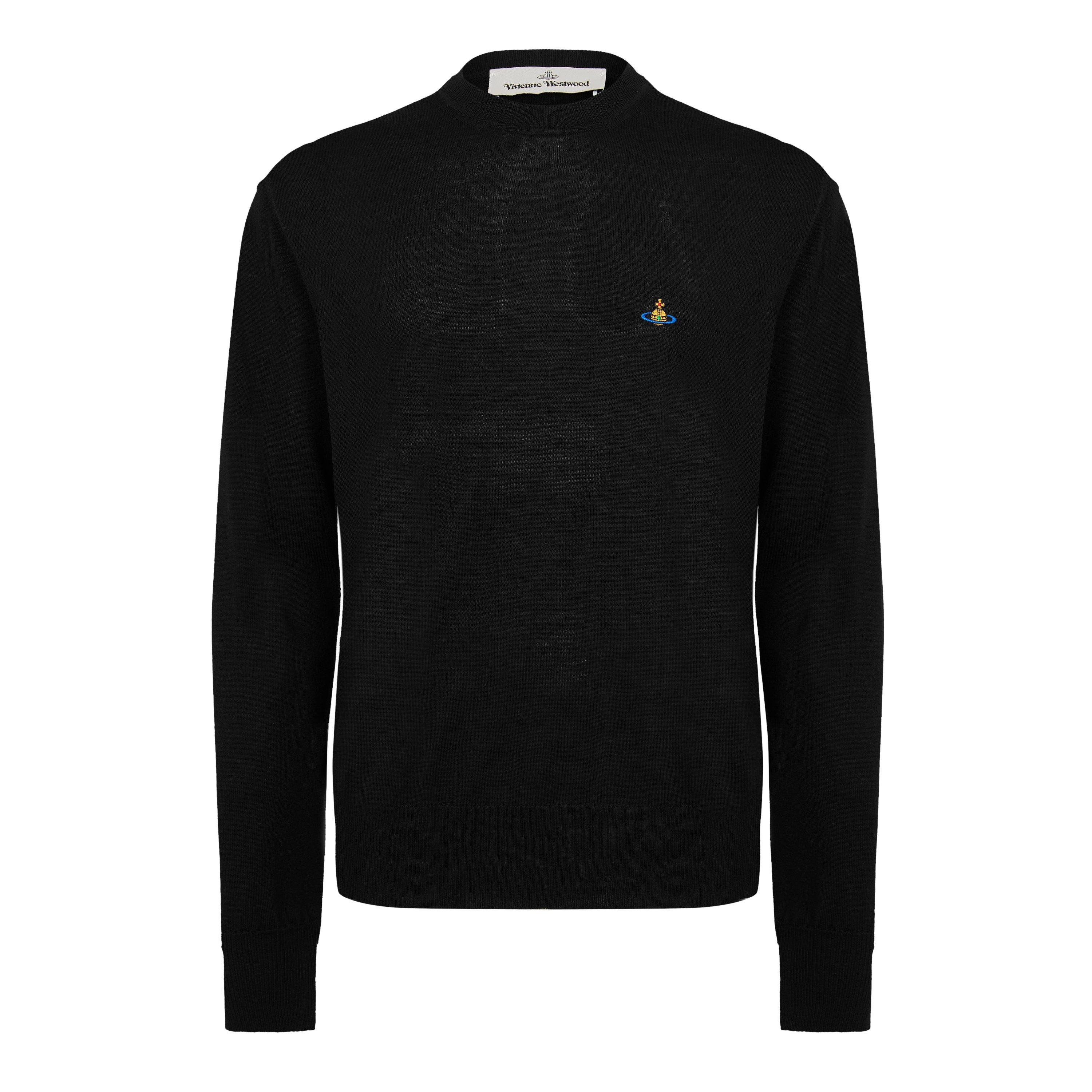 Black - Vivienne Westwood - Men's Alex Crew Neck Jumper - 1