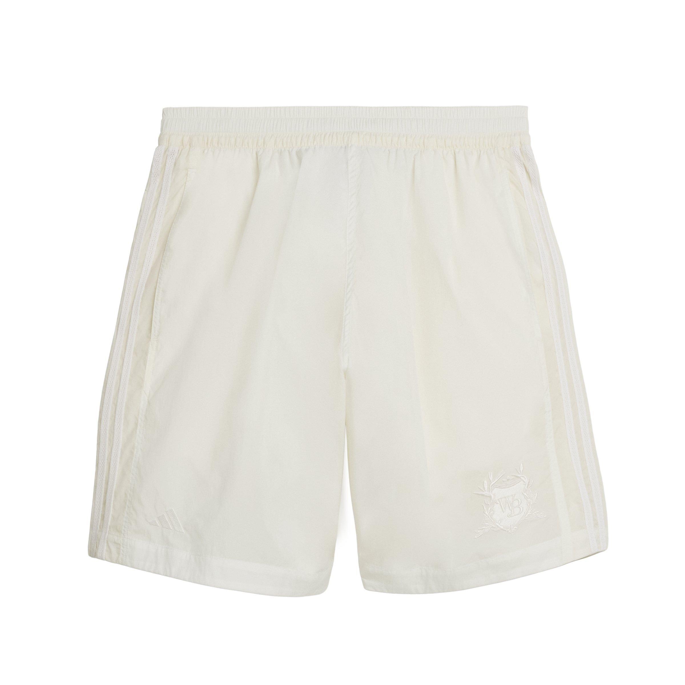 adidas Originals By Wales Bonner Football Shorts - Off White - Size 10 (S)
