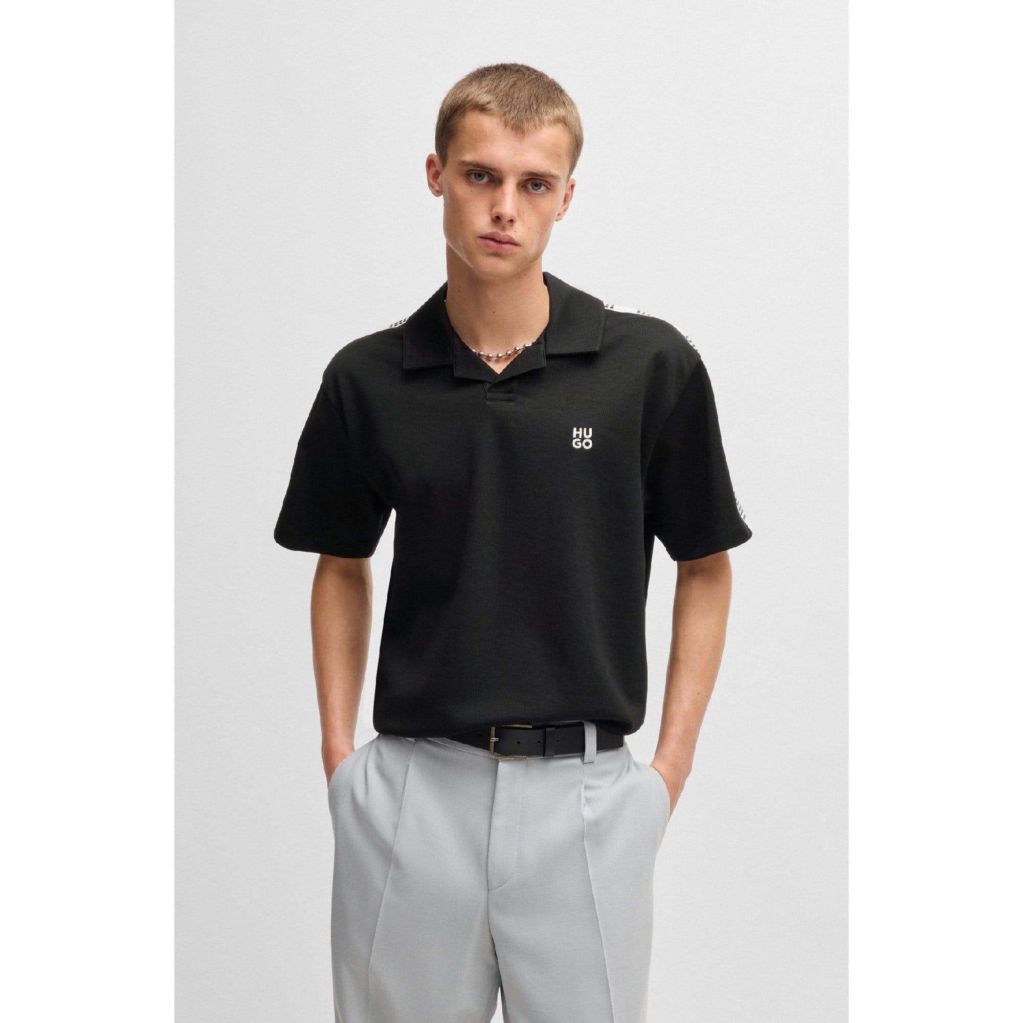 Black - Hugo - Dalpars Polo Shirt - 2
