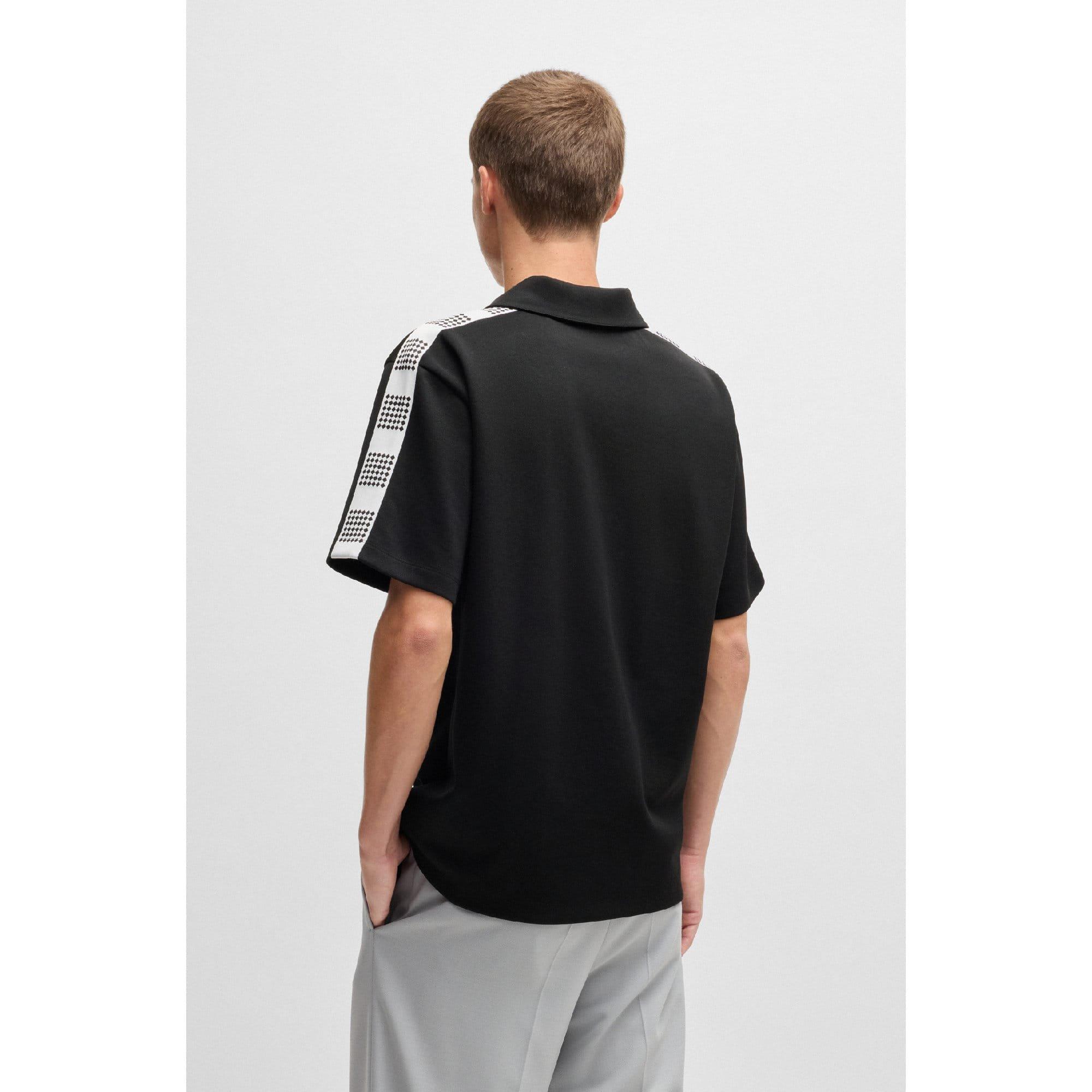 Black - Hugo - Dalpars Polo Shirt - 3
