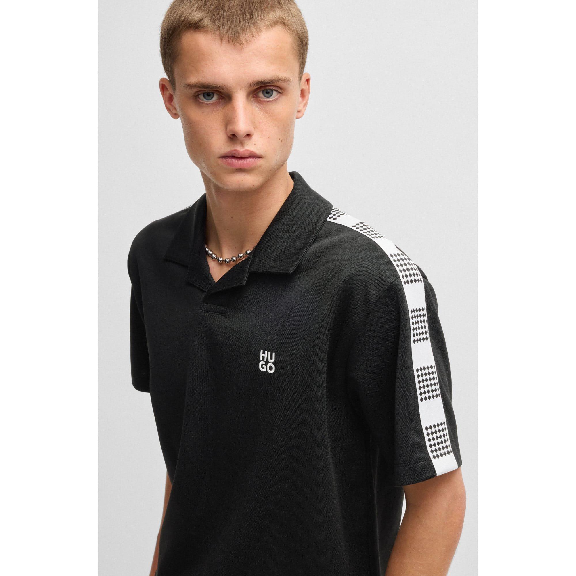Black - Hugo - Dalpars Polo Shirt - 5