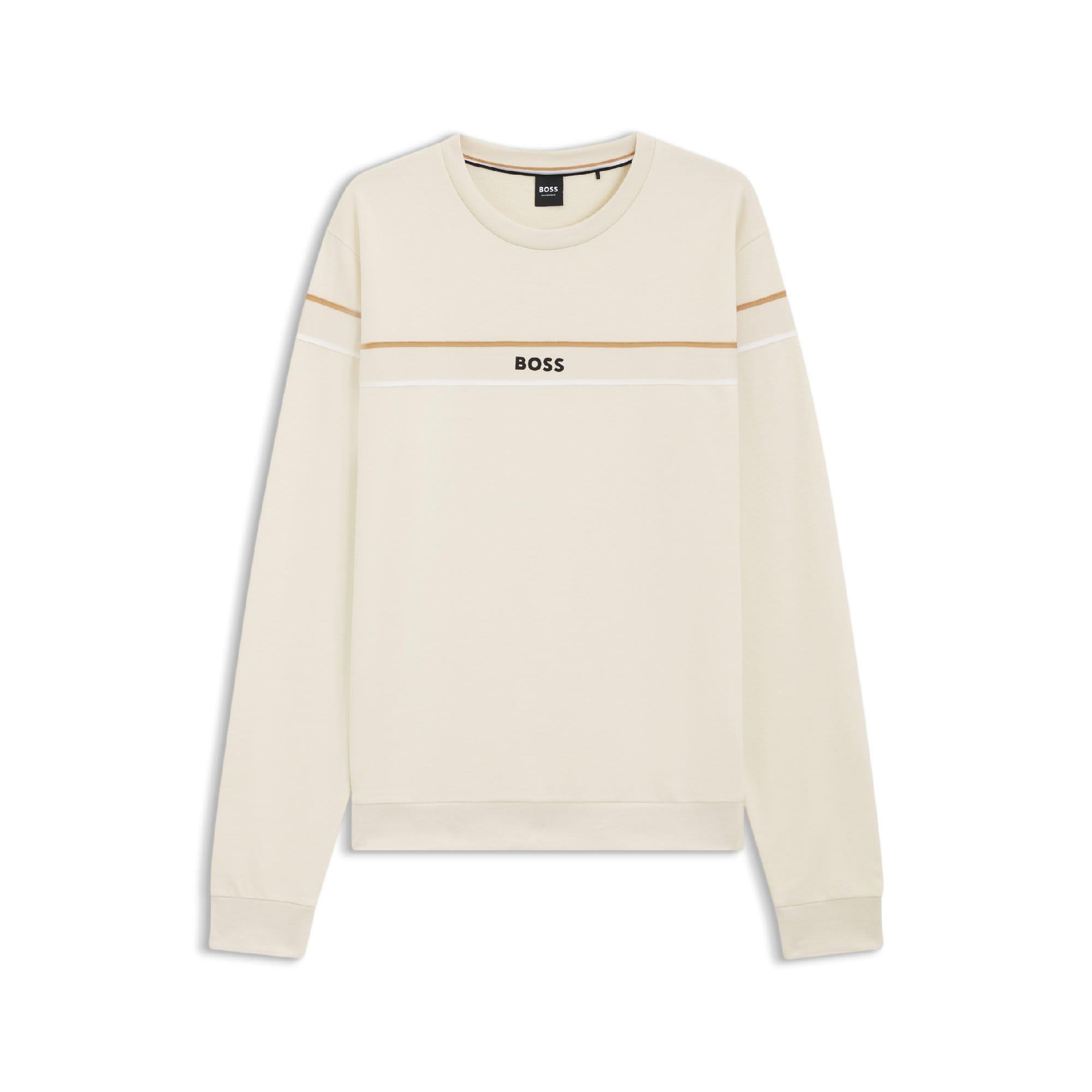 White - Boss - Iconic Crewneck Sweatshirt - 1