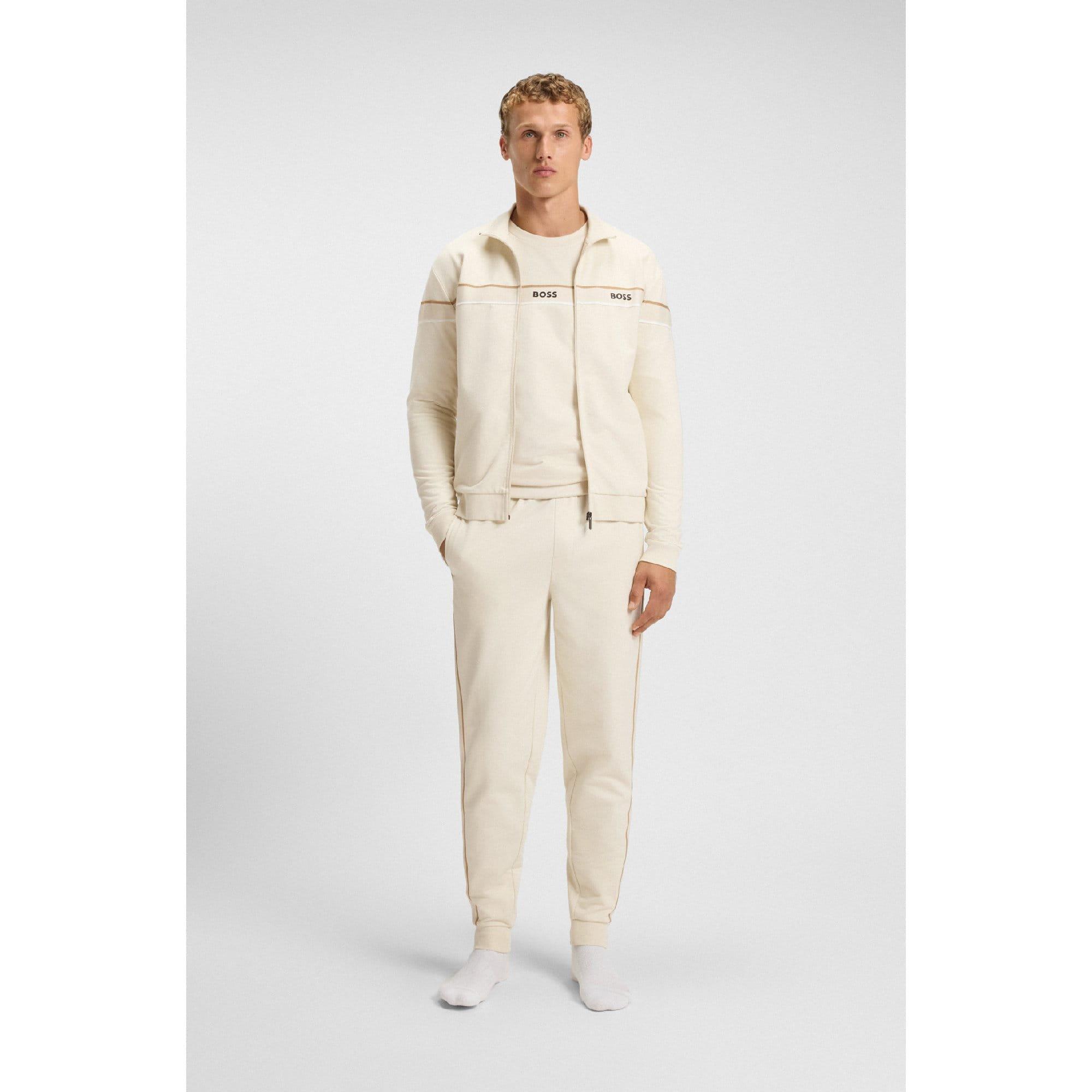 White - Boss - Iconic Crewneck Sweatshirt - 4