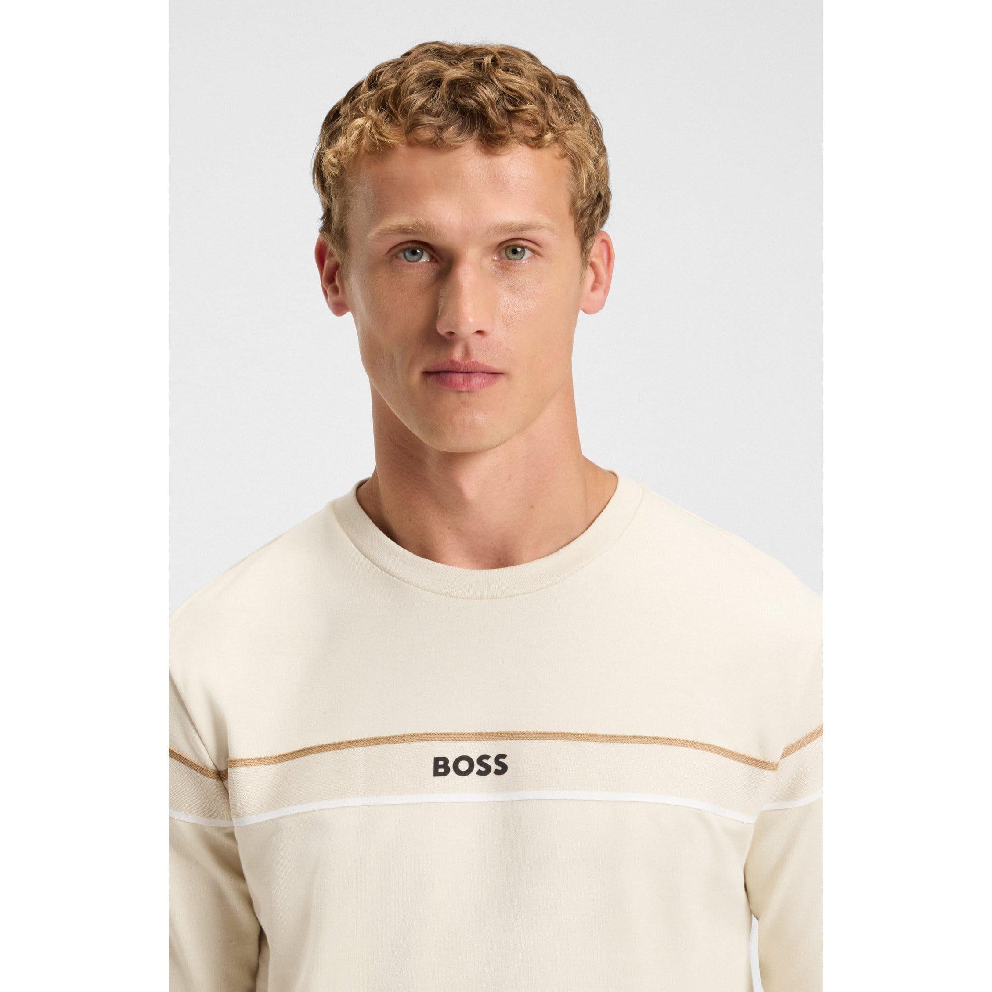 White - Boss - Iconic Crewneck Sweatshirt - 5