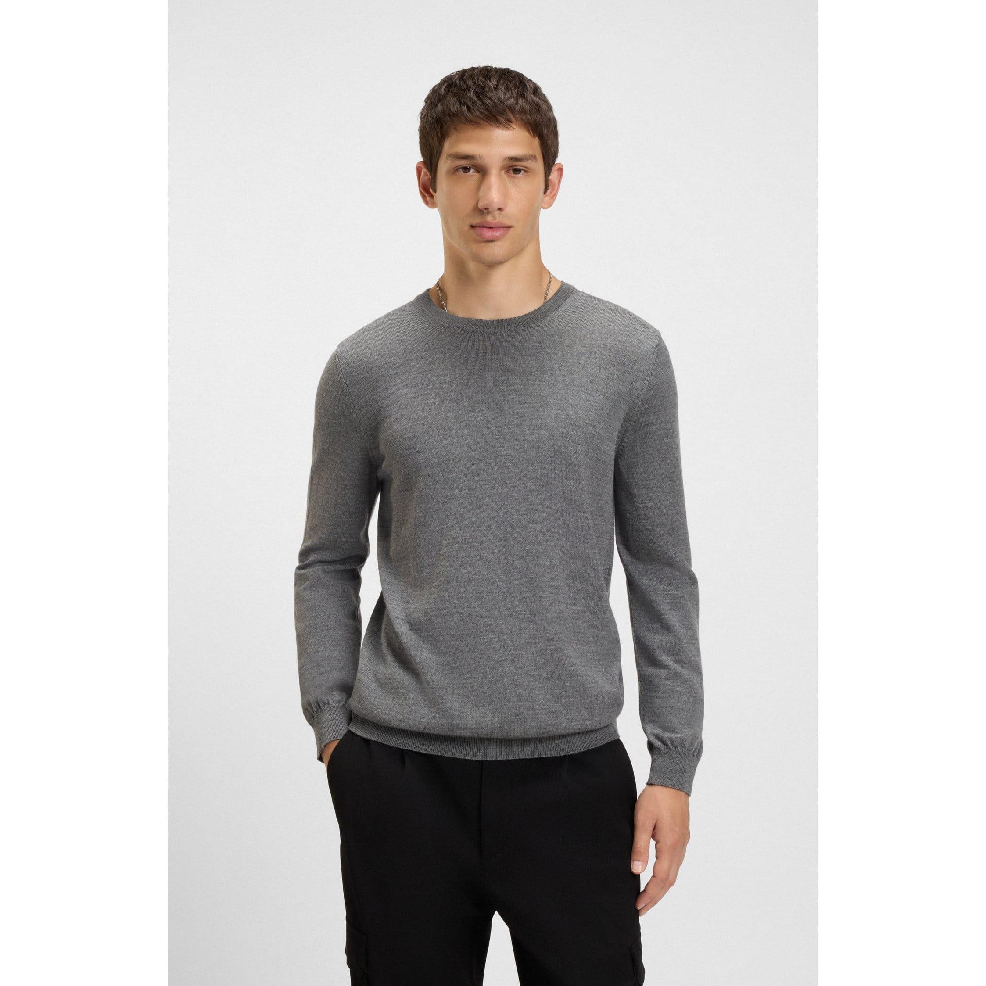 Grey - Hugo - San Cedric-M1 Crewneck Sweatshirt - 2