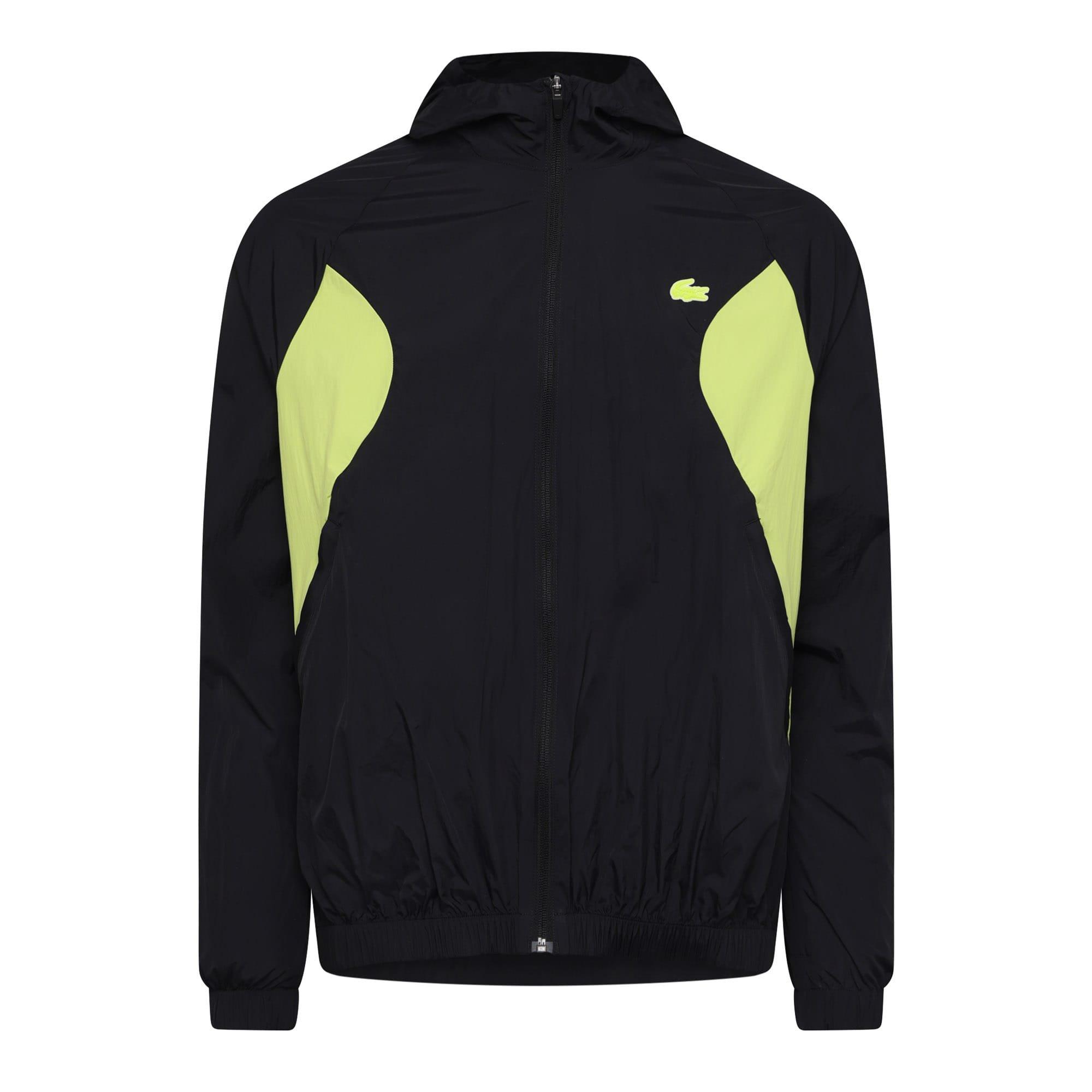 Black - Lacoste - Packable Windbreaker Jacket - 1