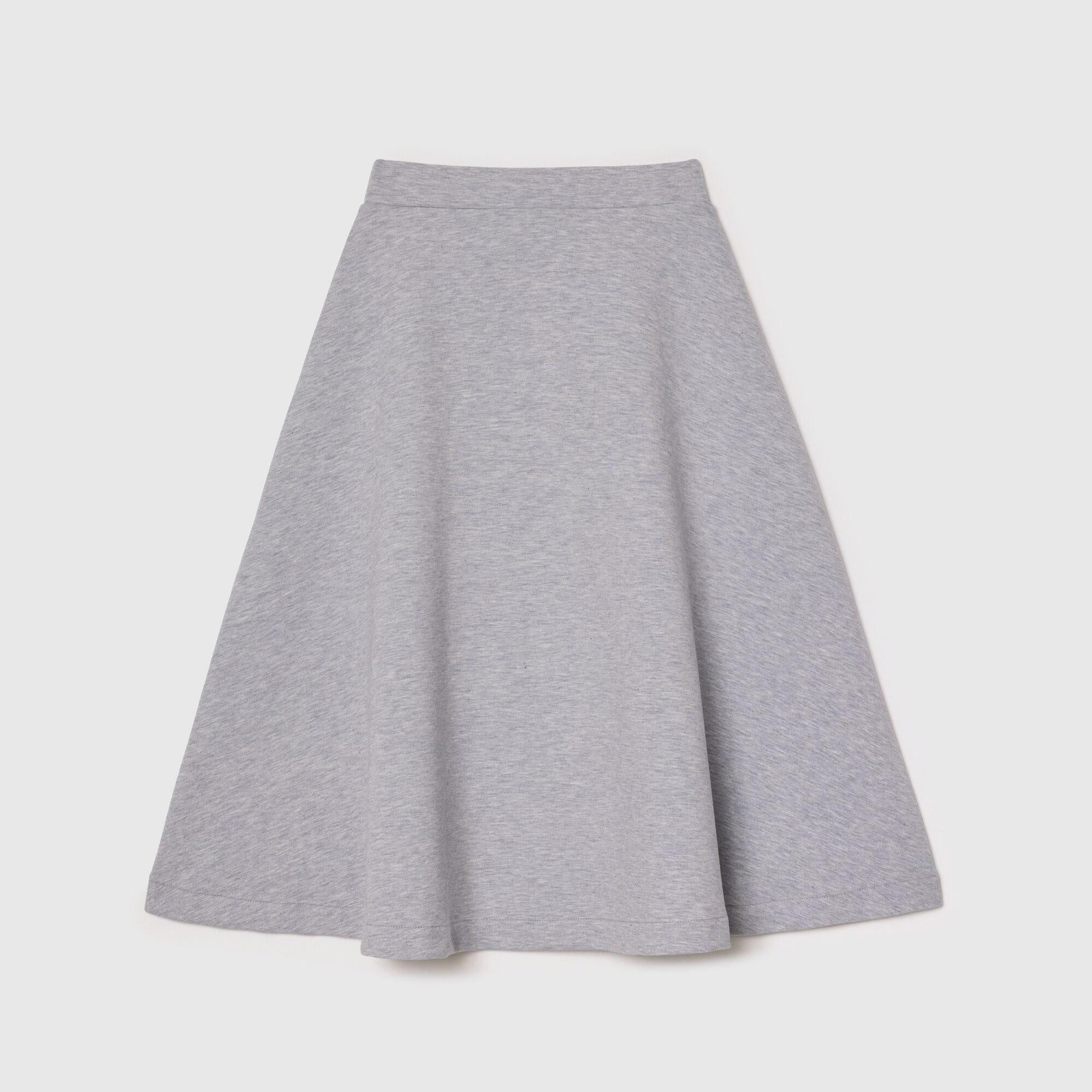 Grey - Lacoste - Milano Cotton Skirt - 2