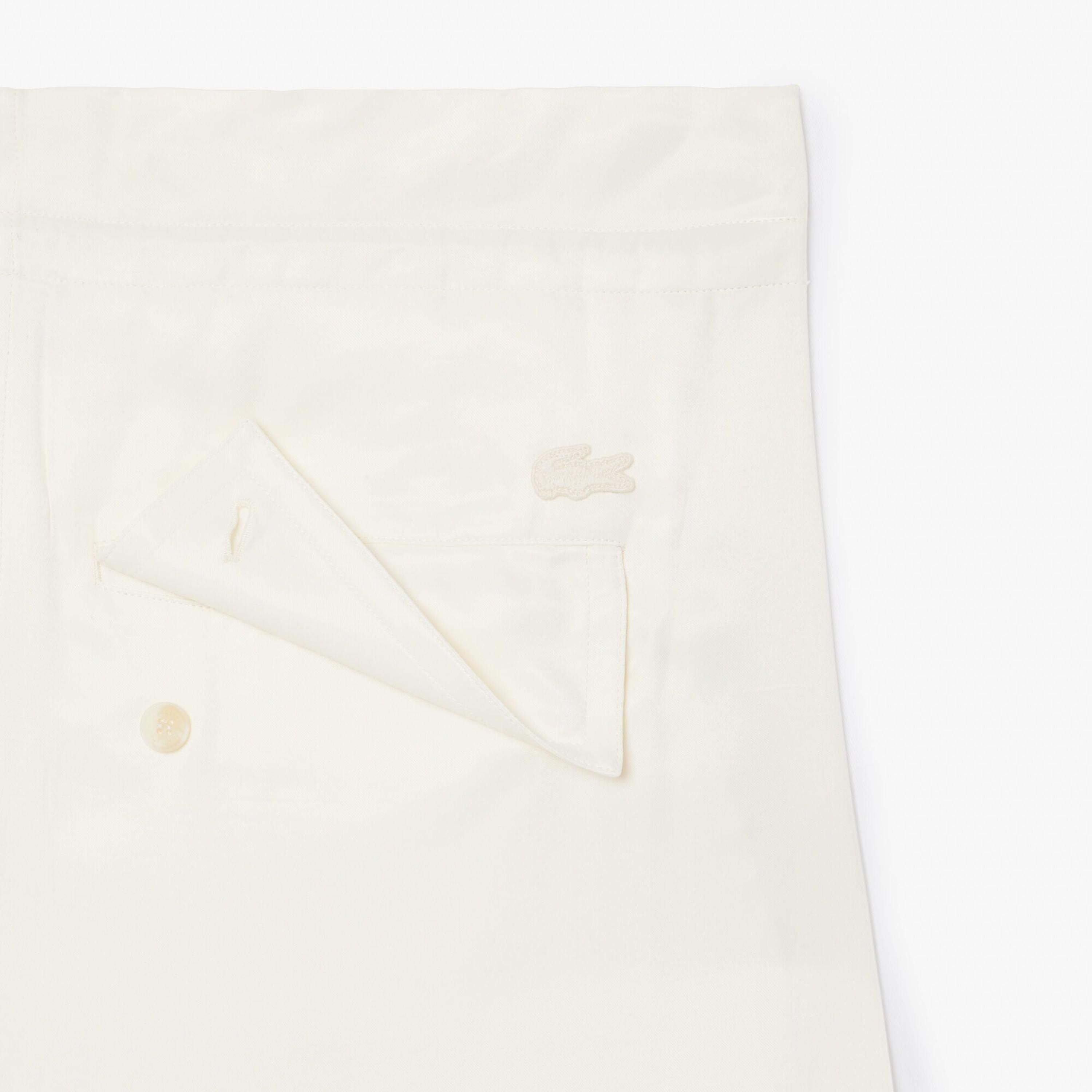 Cream - Lacoste - Oversized Satin Cargo Pants - 2