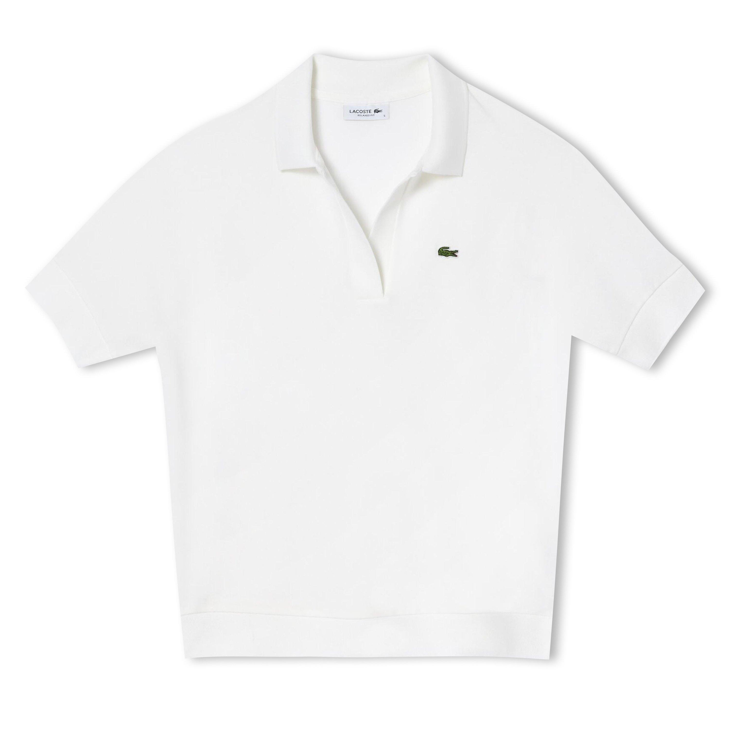 White - Lacoste - Loose-Fit Polo Shirt - 1