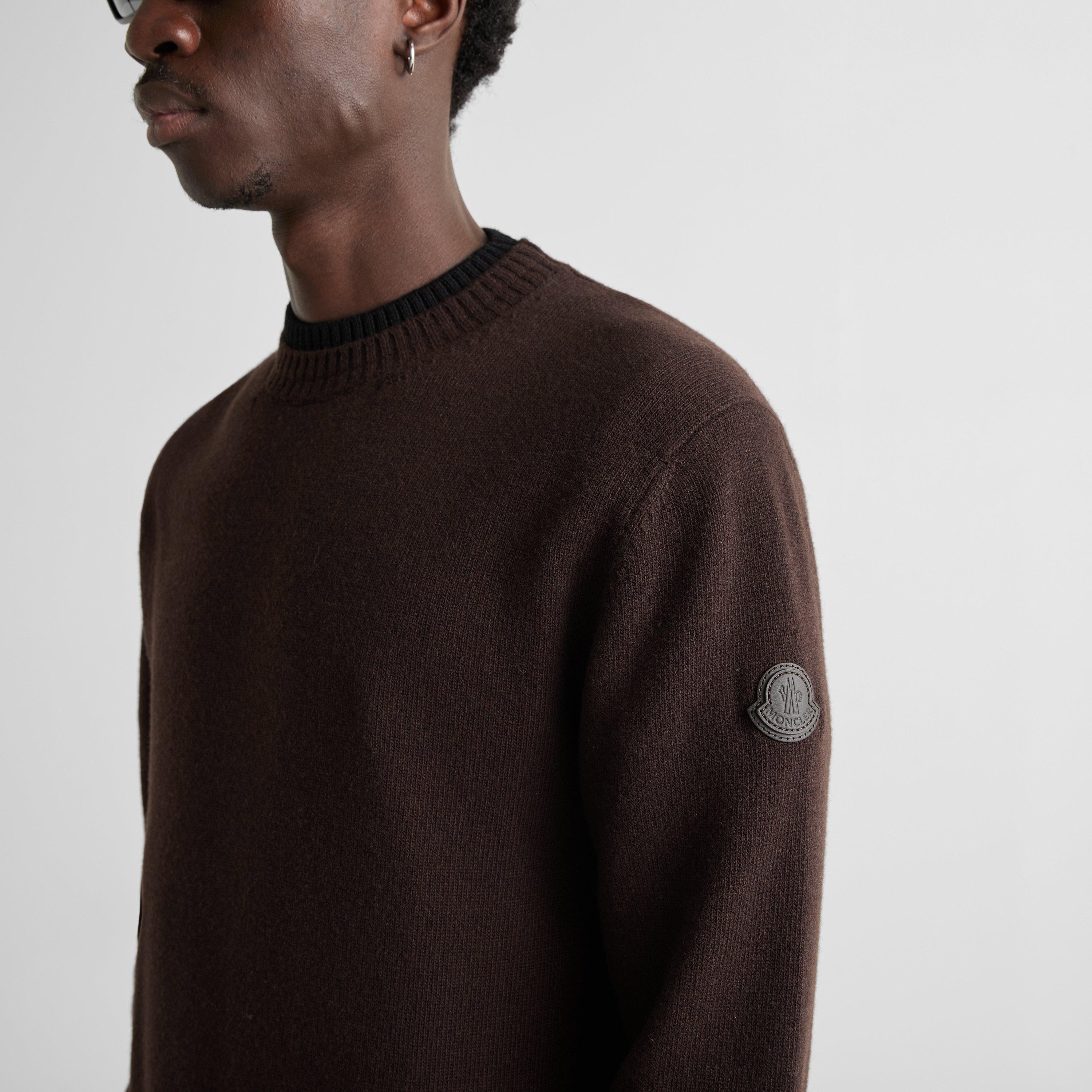 Brown P29 - Moncler - Men's Edit Knit Crew Wool Jumper - 5