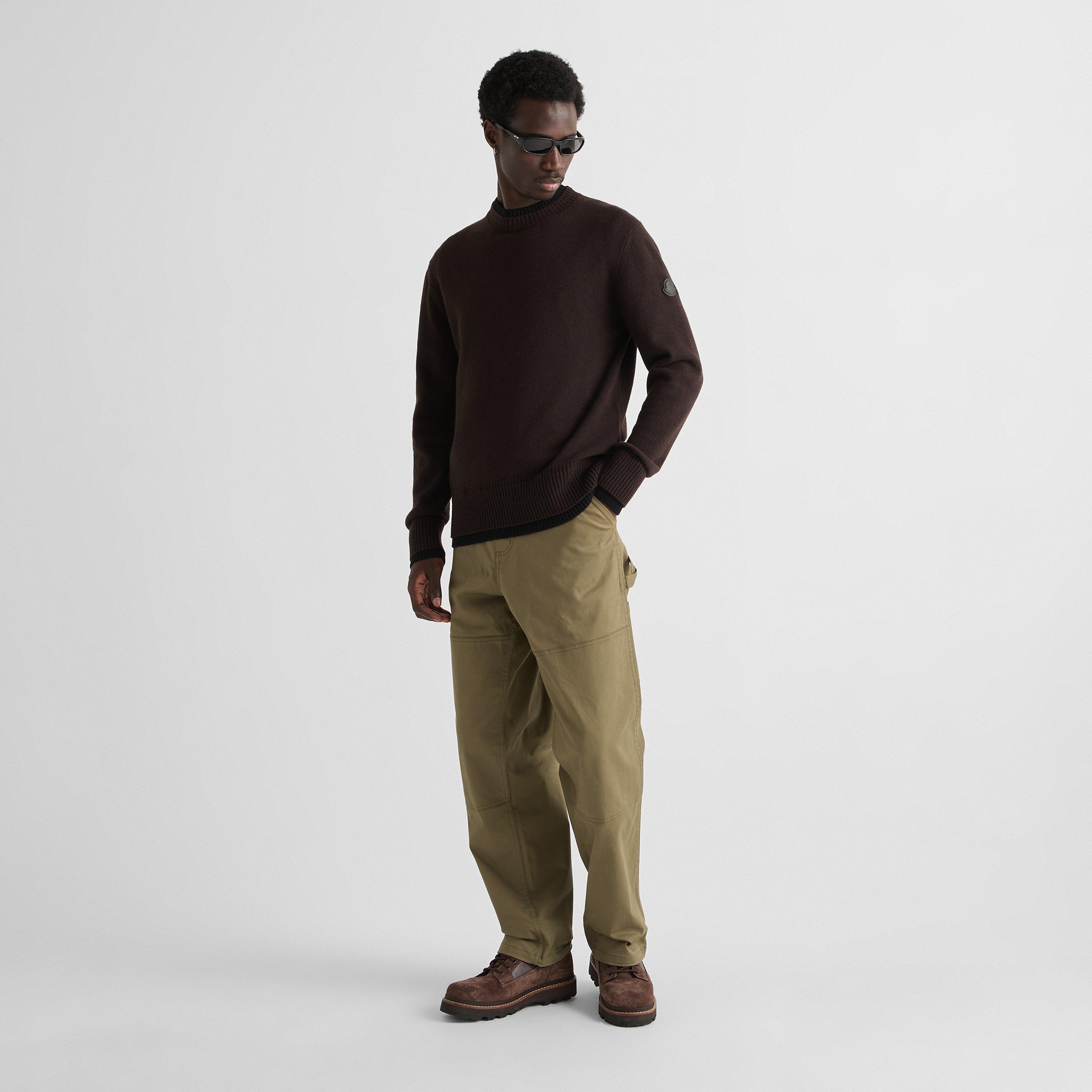Brown P29 - Moncler - Men's Edit Knit Crew Wool Jumper - 6