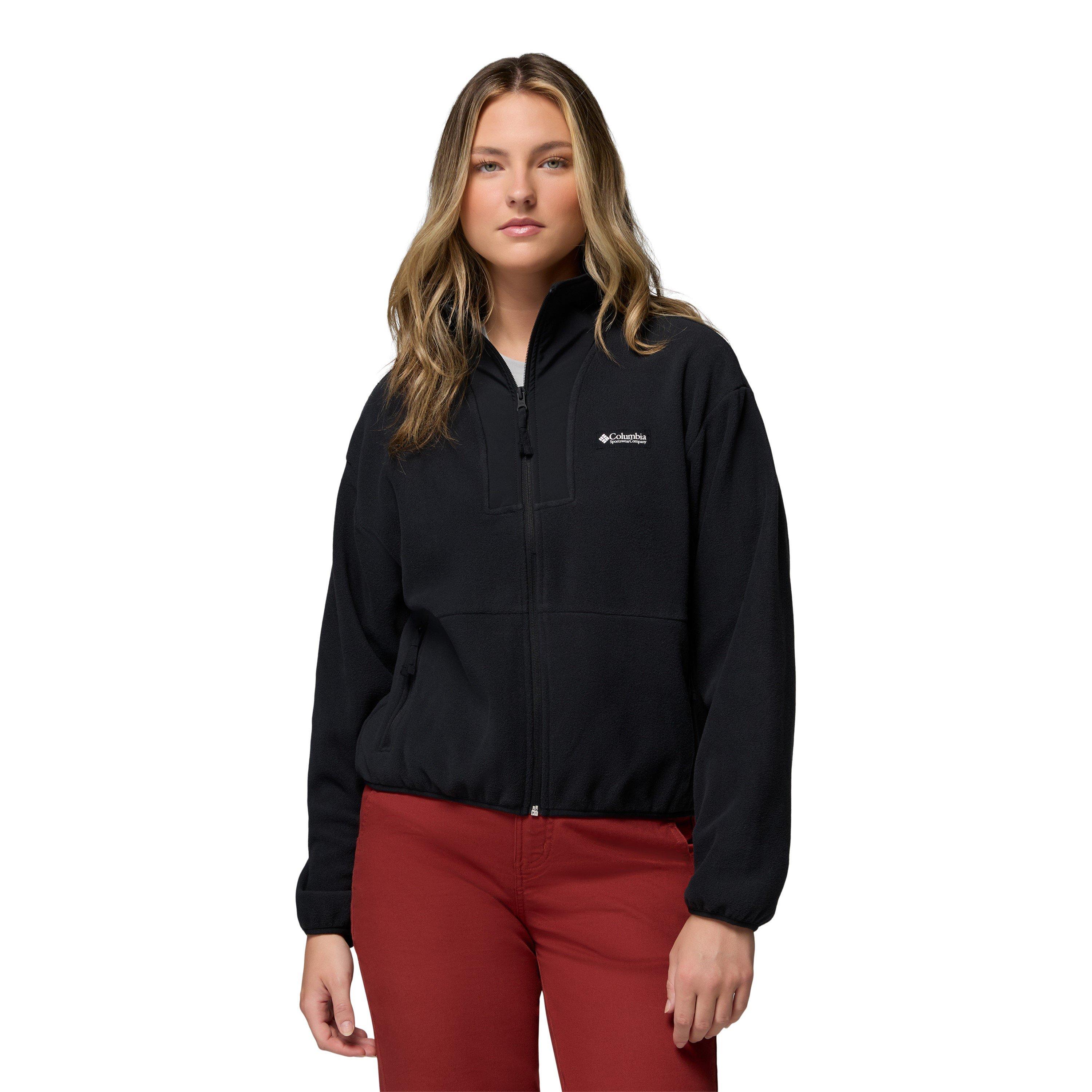 Black - Columbia - Women's Sequoia Full-Zip Pile Fleece Top - 1