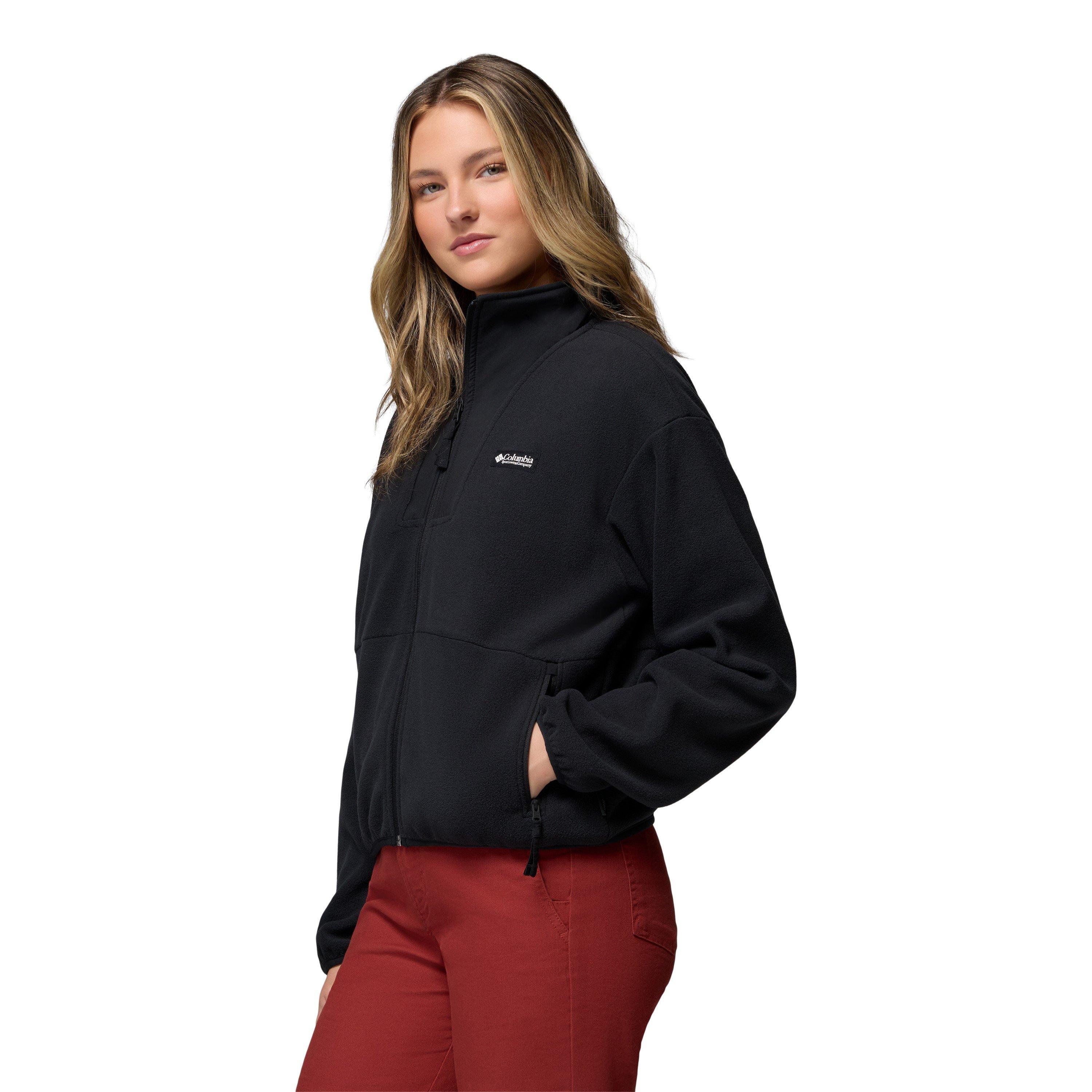 Black - Columbia - Women's Sequoia Full-Zip Pile Fleece Top - 3