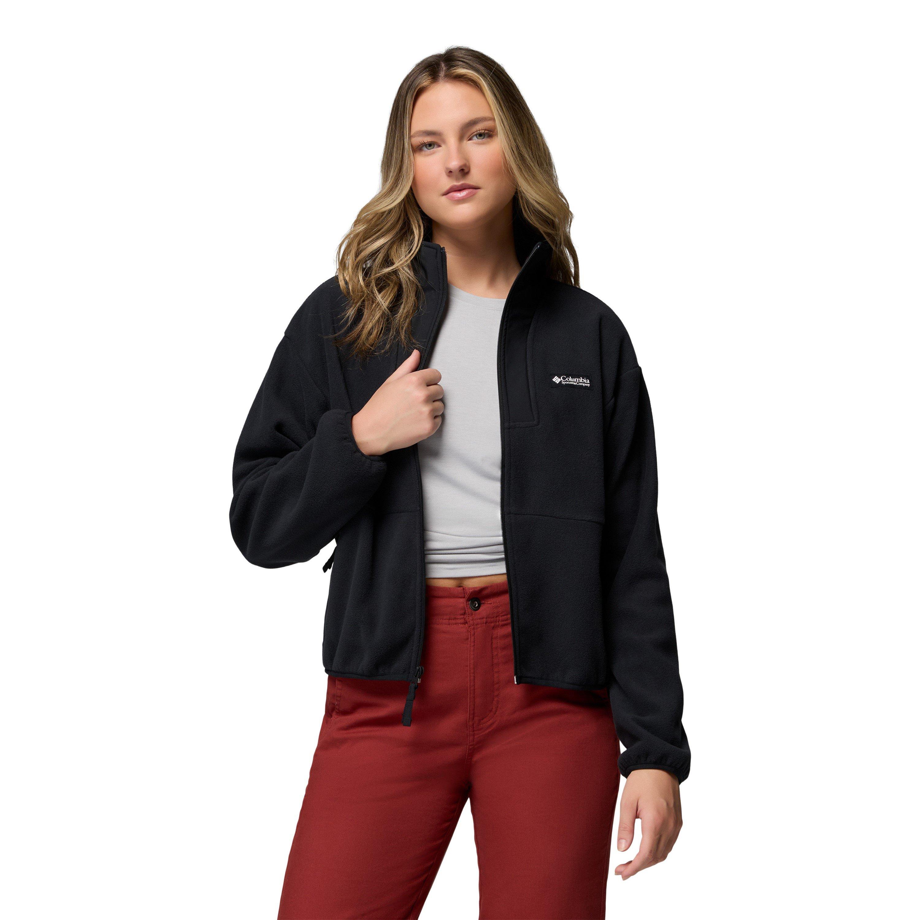 Black - Columbia - Women's Sequoia Full-Zip Pile Fleece Top - 4