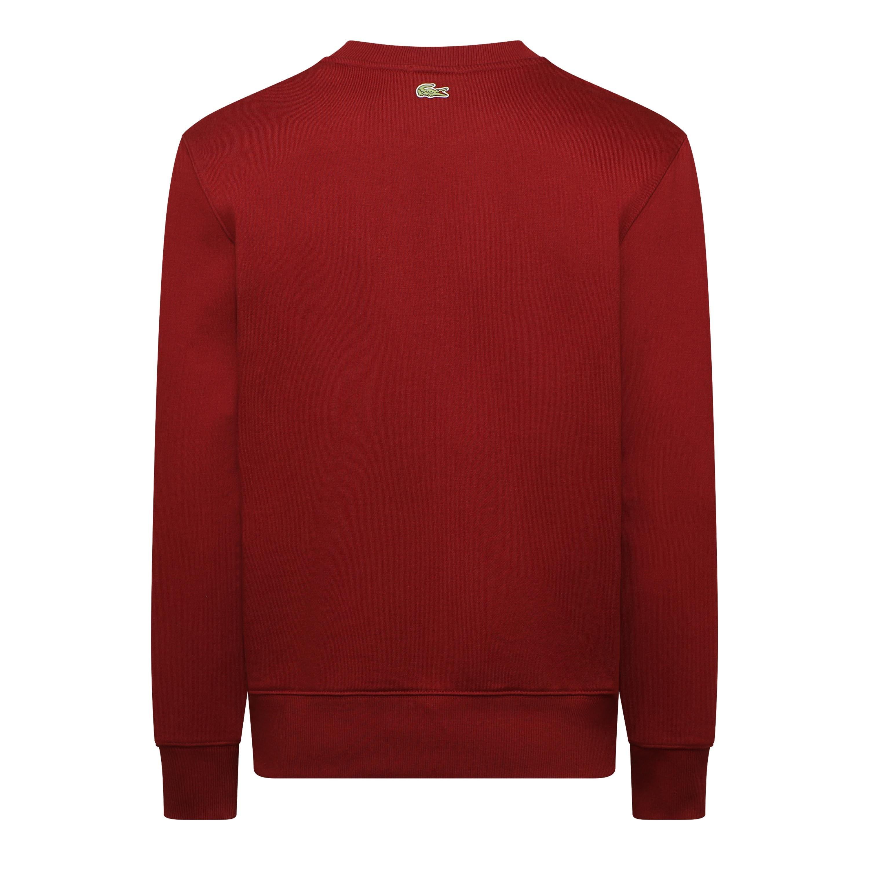 Red - Lacoste - Crewneck Sweatshirt - 2