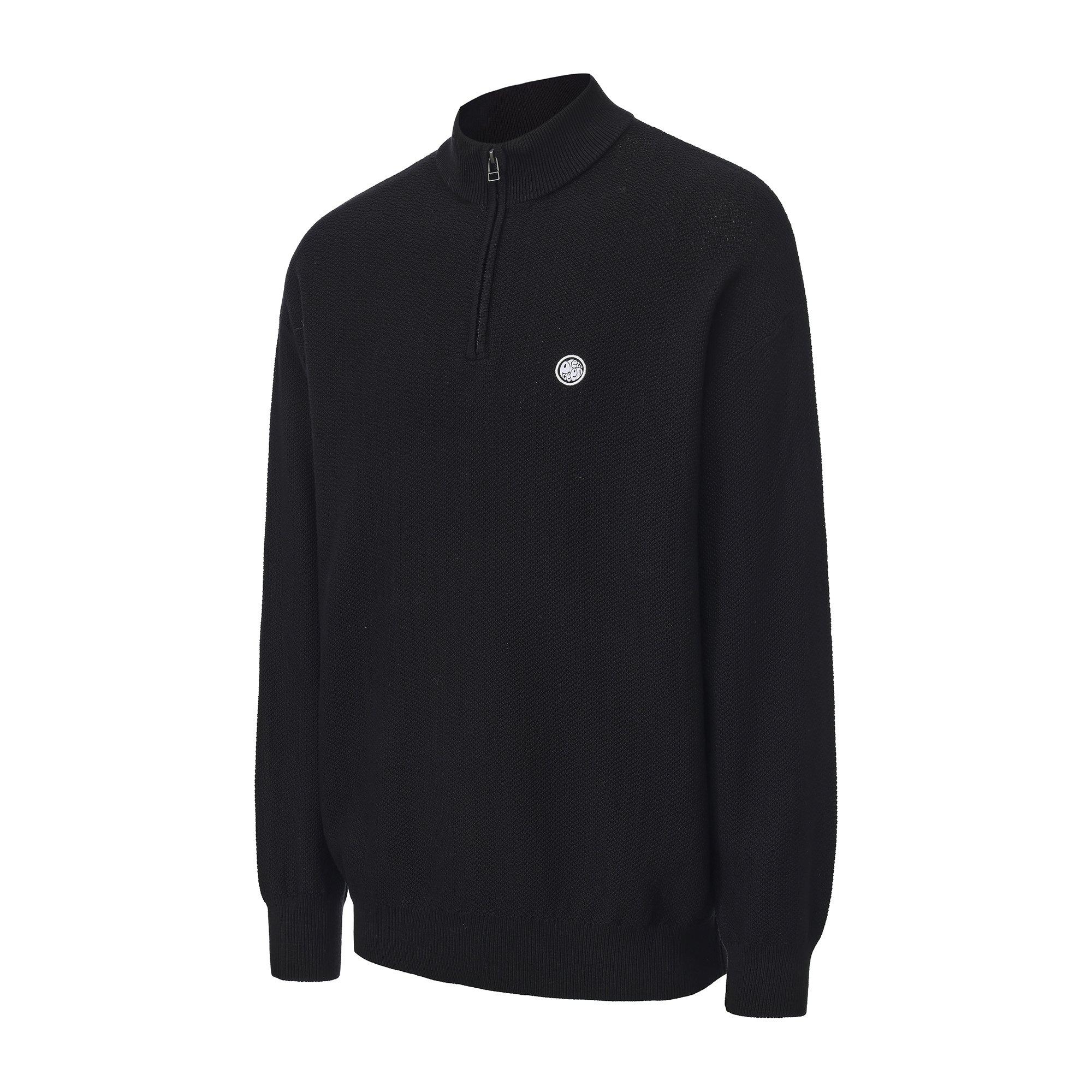 Black - Pretty Green - PG Classic 1/4 Zip Sn64 - 3