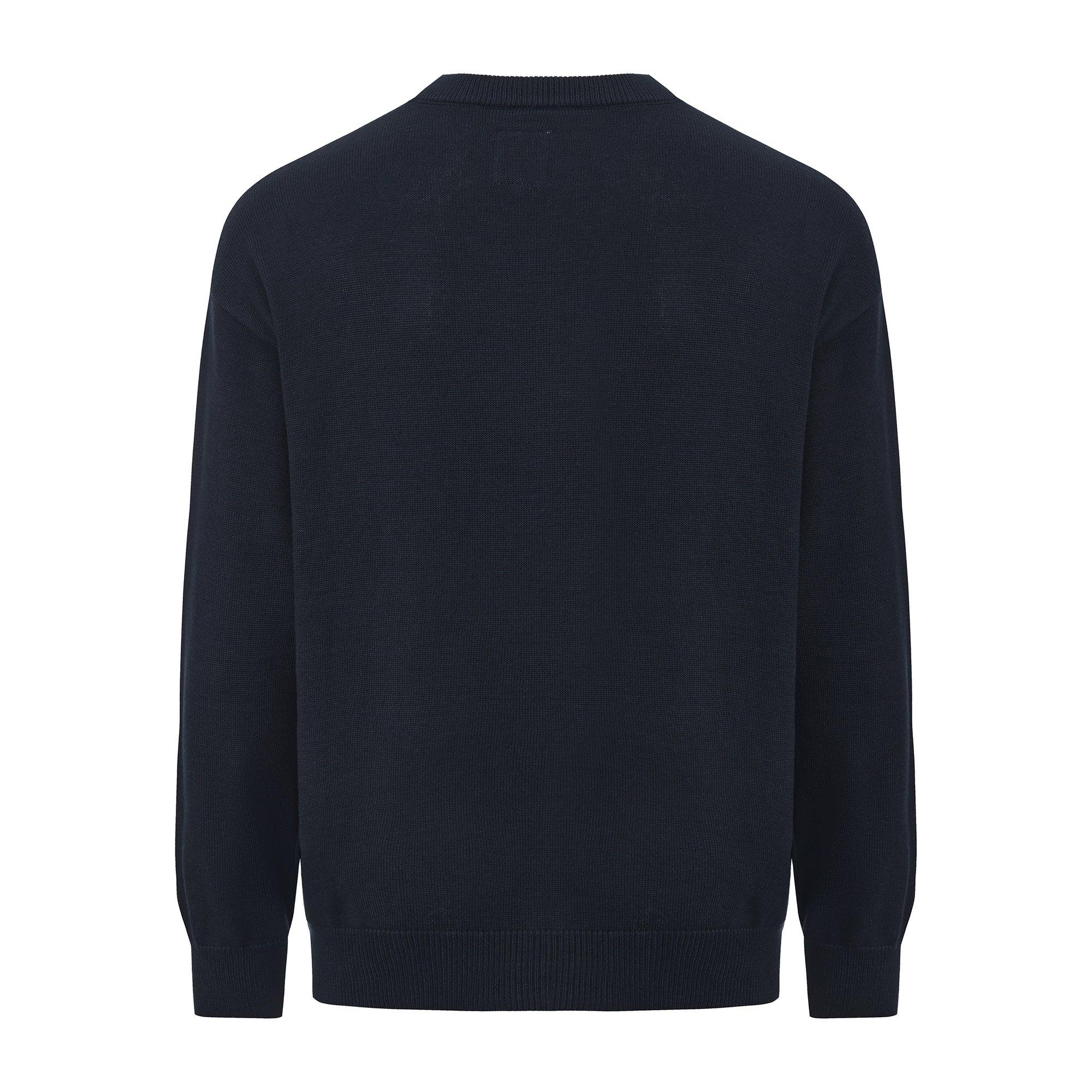 Marine - Pretty Green - Men's Classic Crew Long-Sleeve Jumper - 2