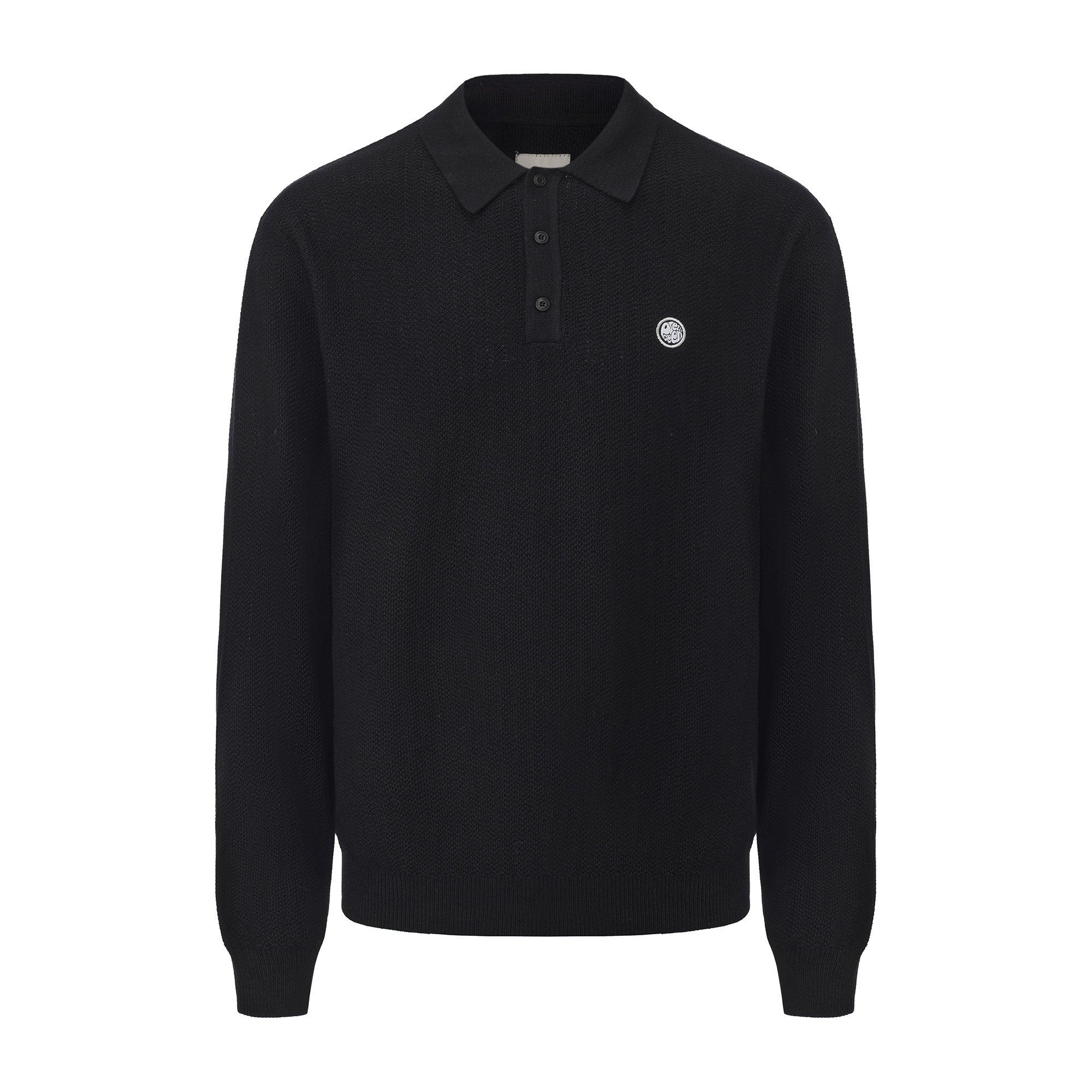 Black - Pretty Green - PG Knitted Polo Sn64 - 2