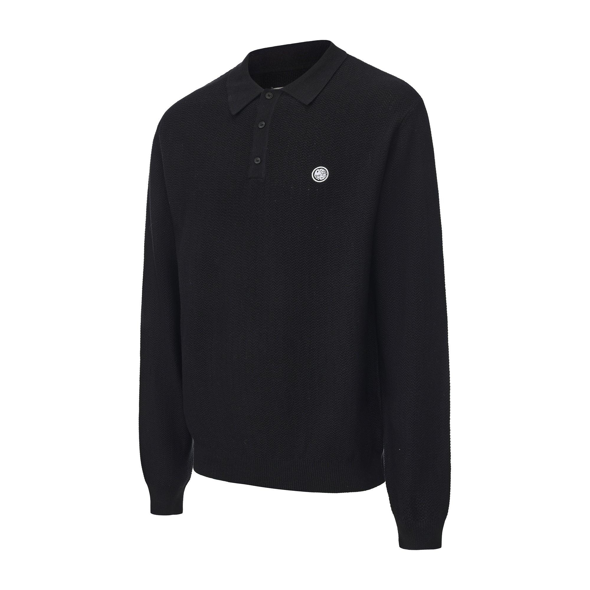 Black - Pretty Green - PG Knitted Polo Sn64 - 3
