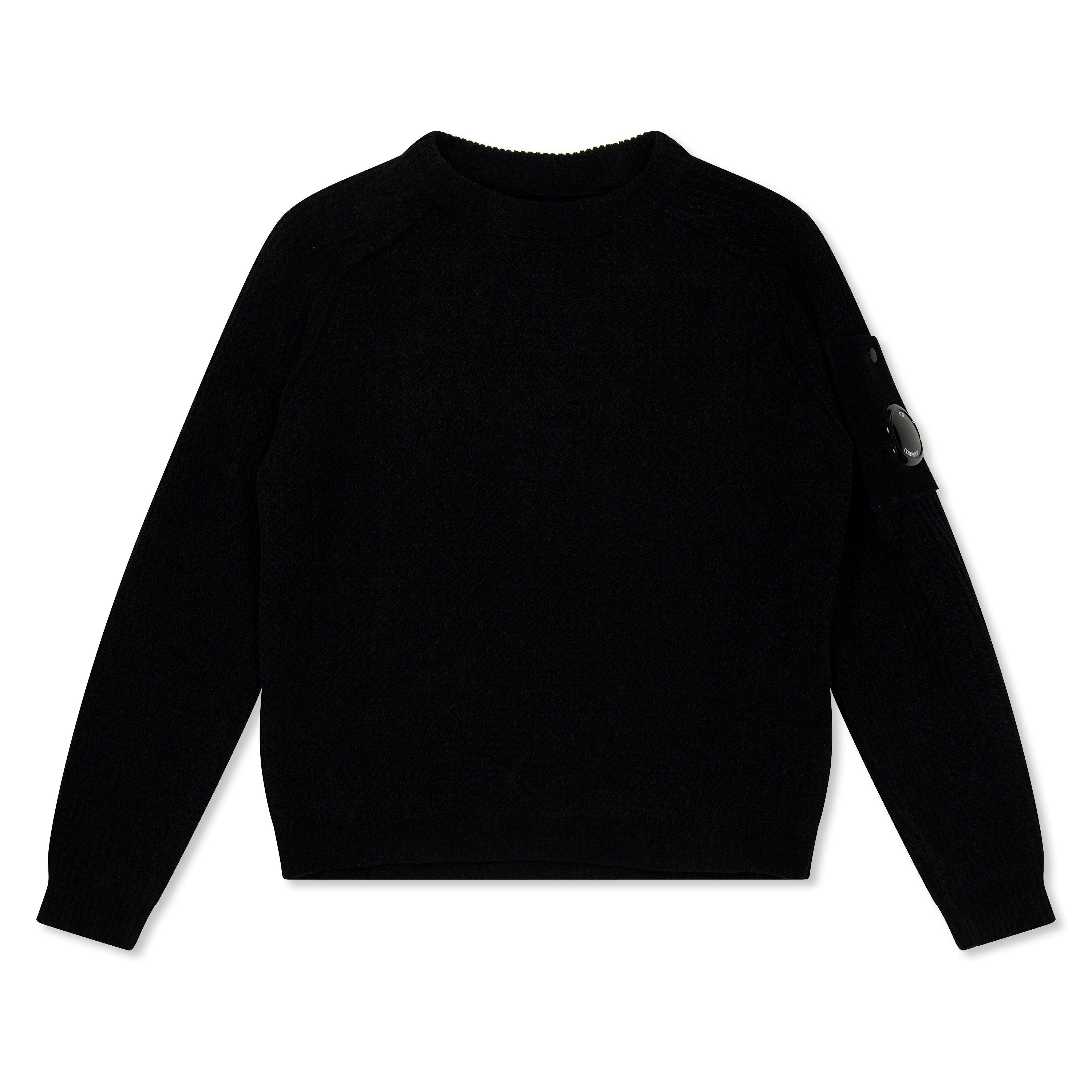 Cp Company Boys Kids' Crew Neck Jumper - Black 60100 - 14Y